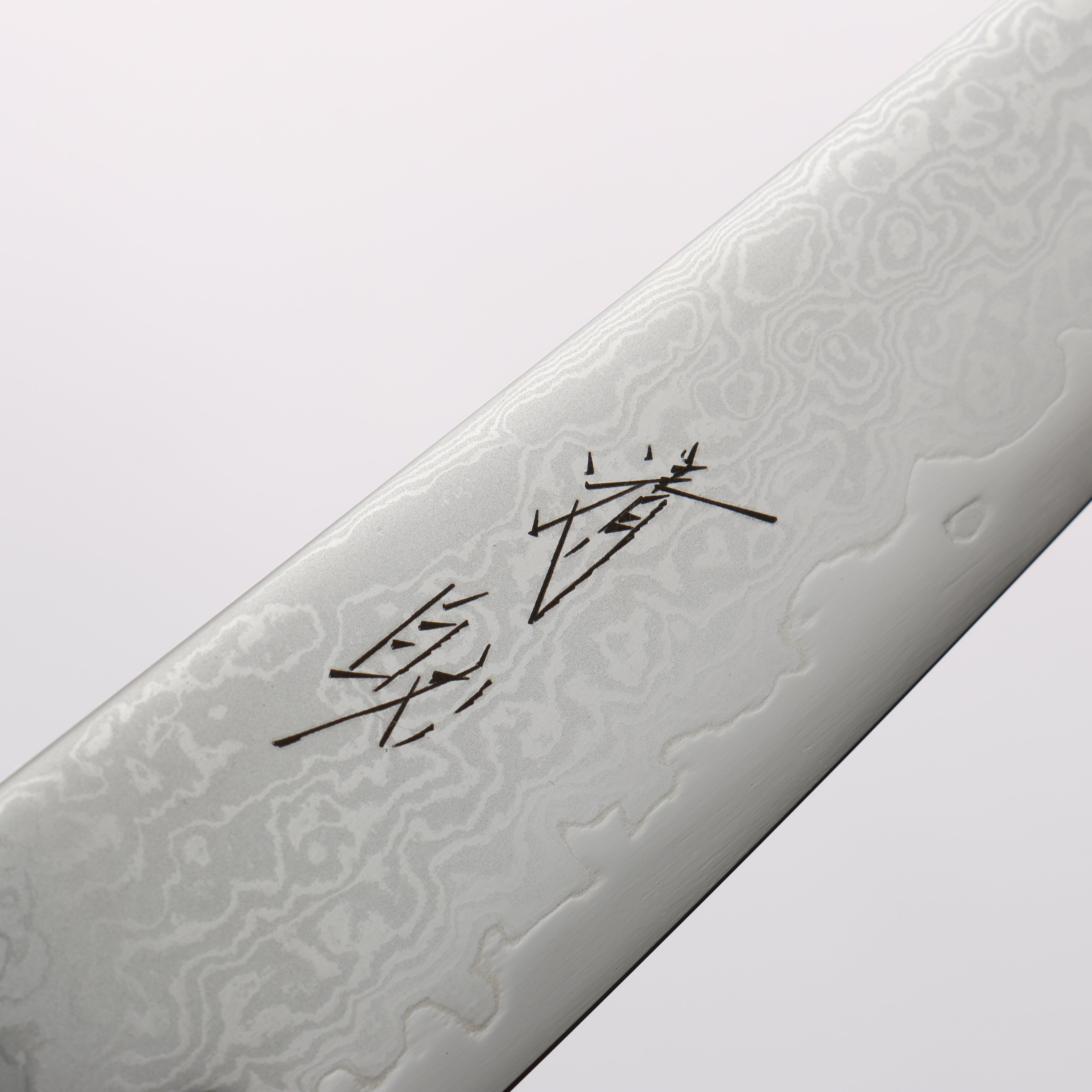 清助 VG10 大馬士革紋 切付多用途小刀 120mm 柚木 (口輪:黑塑膠) 握把 - 清助刃物