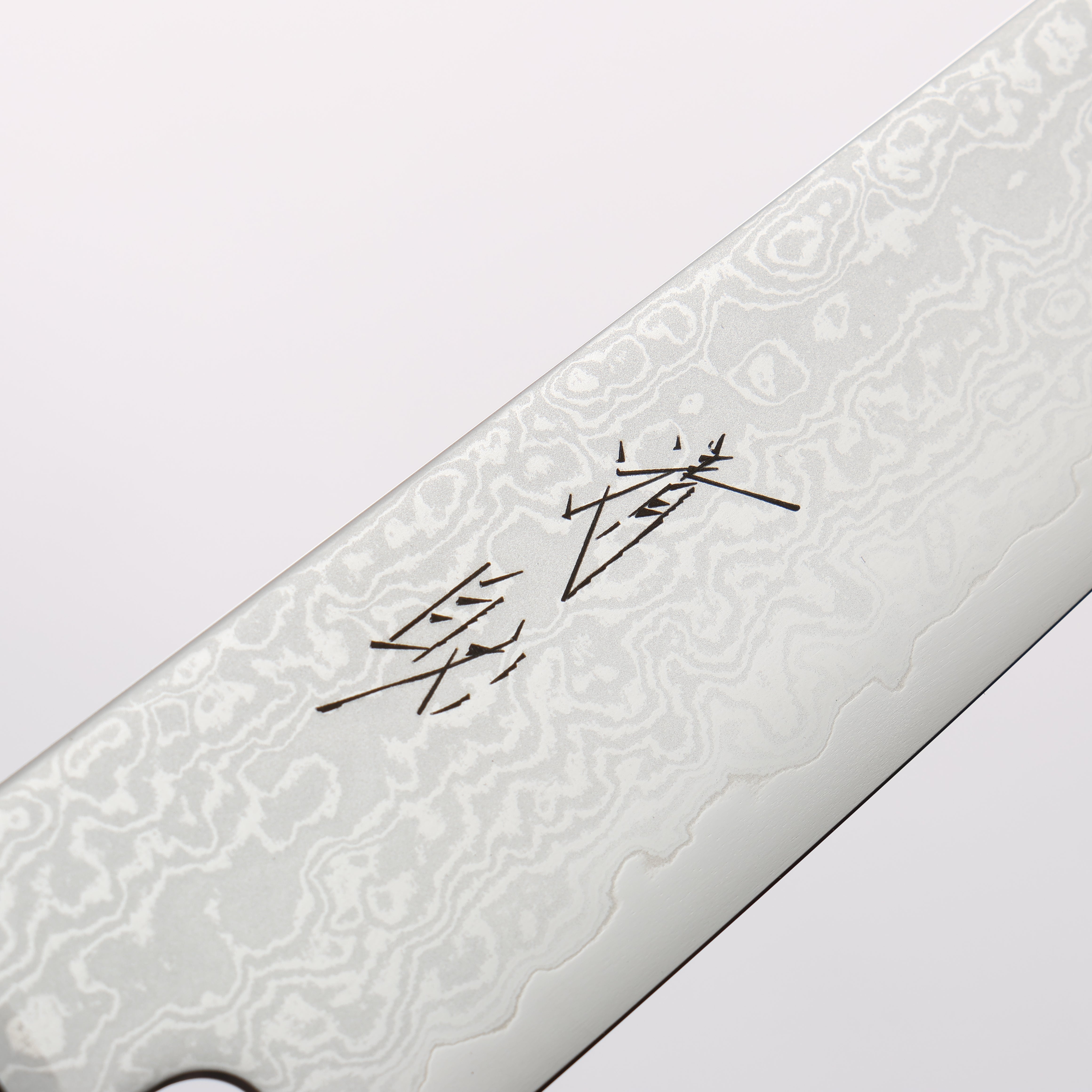 清助 VG10 大馬士革紋 切付多用途小刀 120mm 柚木 (口輪:黑塑膠) 握把 - 清助刃物