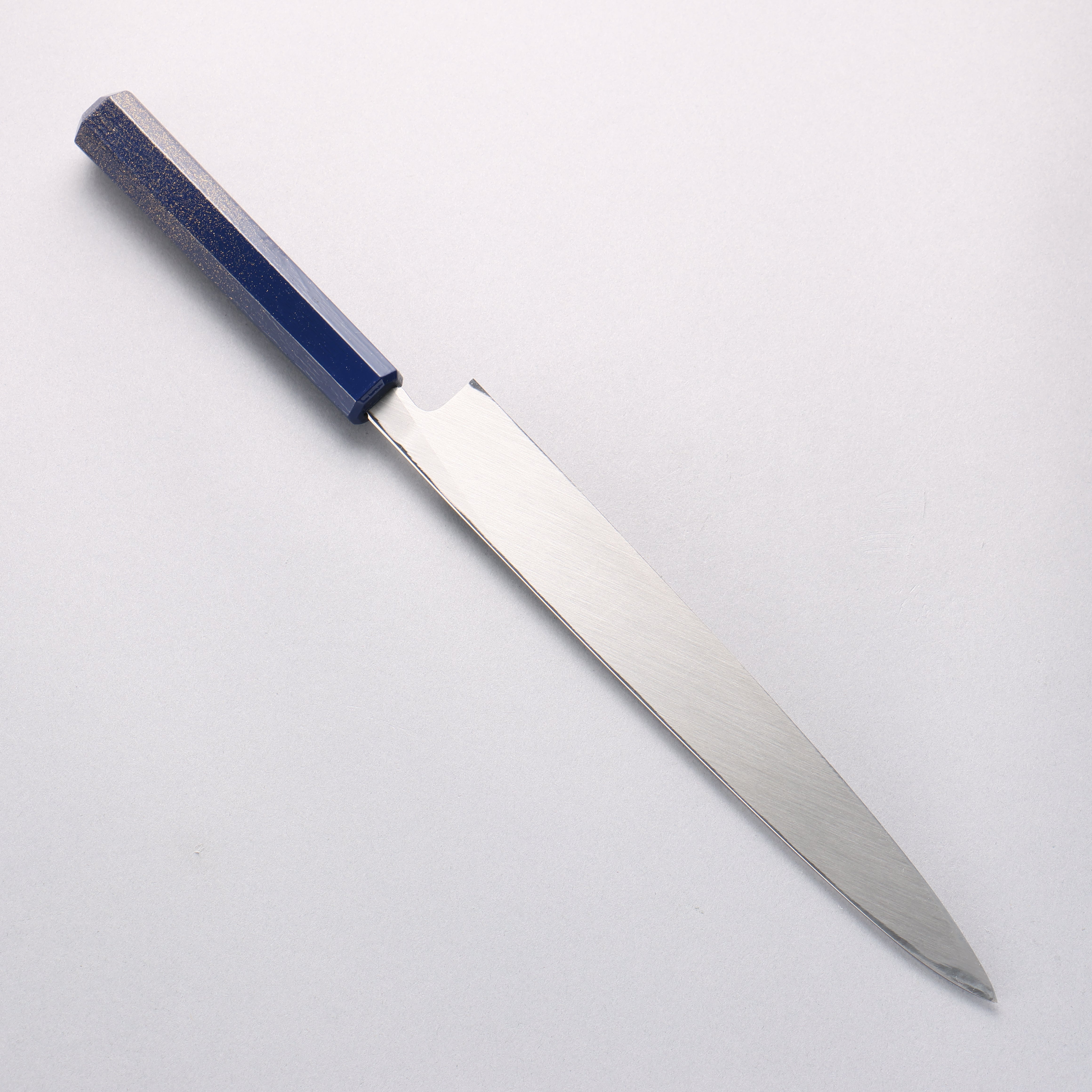 堺 孝行 七色 INOX 鉬鋼 柳刃 240mm ABS 樹脂(群青珠光) 握把 - 清助刃物