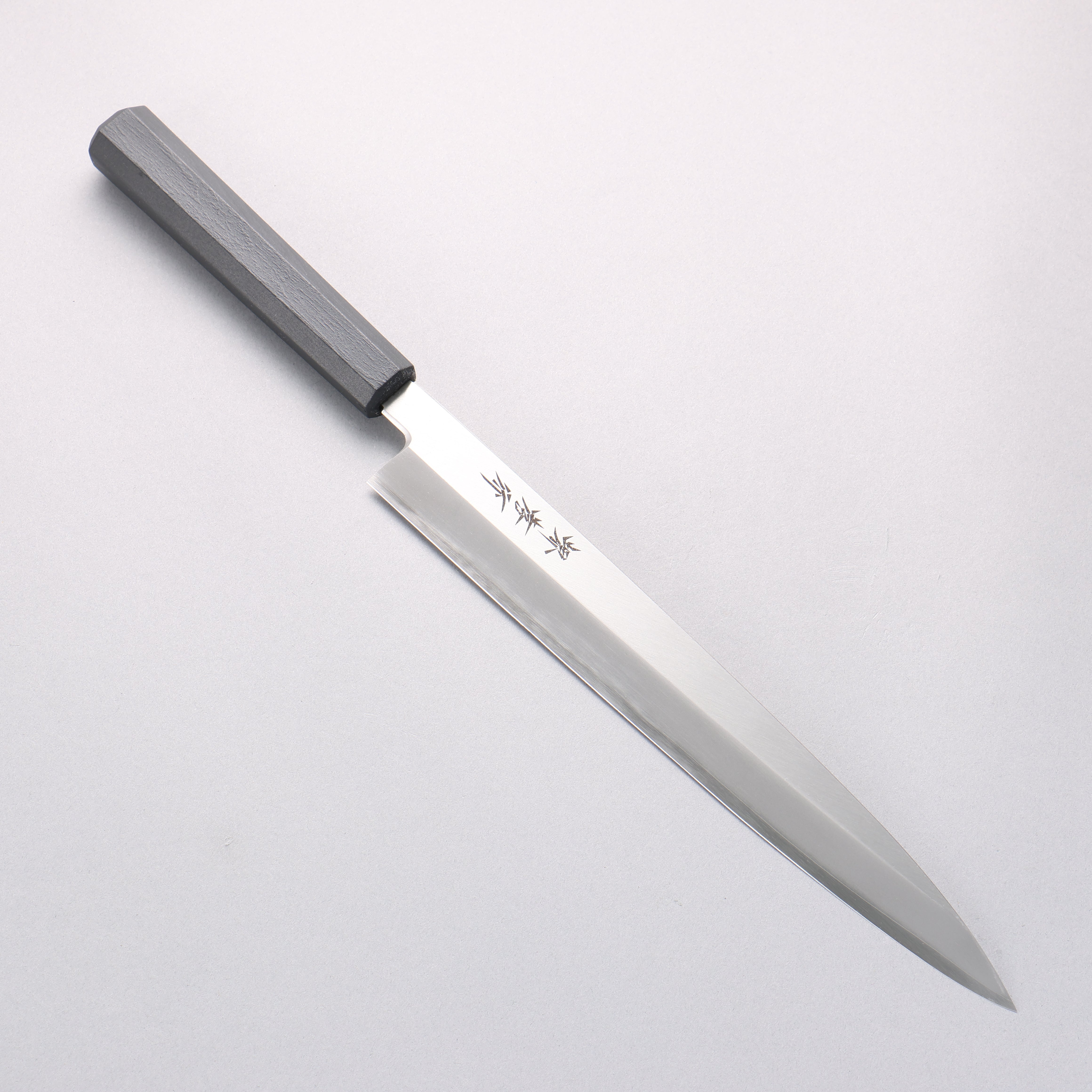 堺 孝行 七色 INOX 鉬鋼 柳刃 270mm ABS 樹脂(乾漆墨黑)握把 - 清助刃物