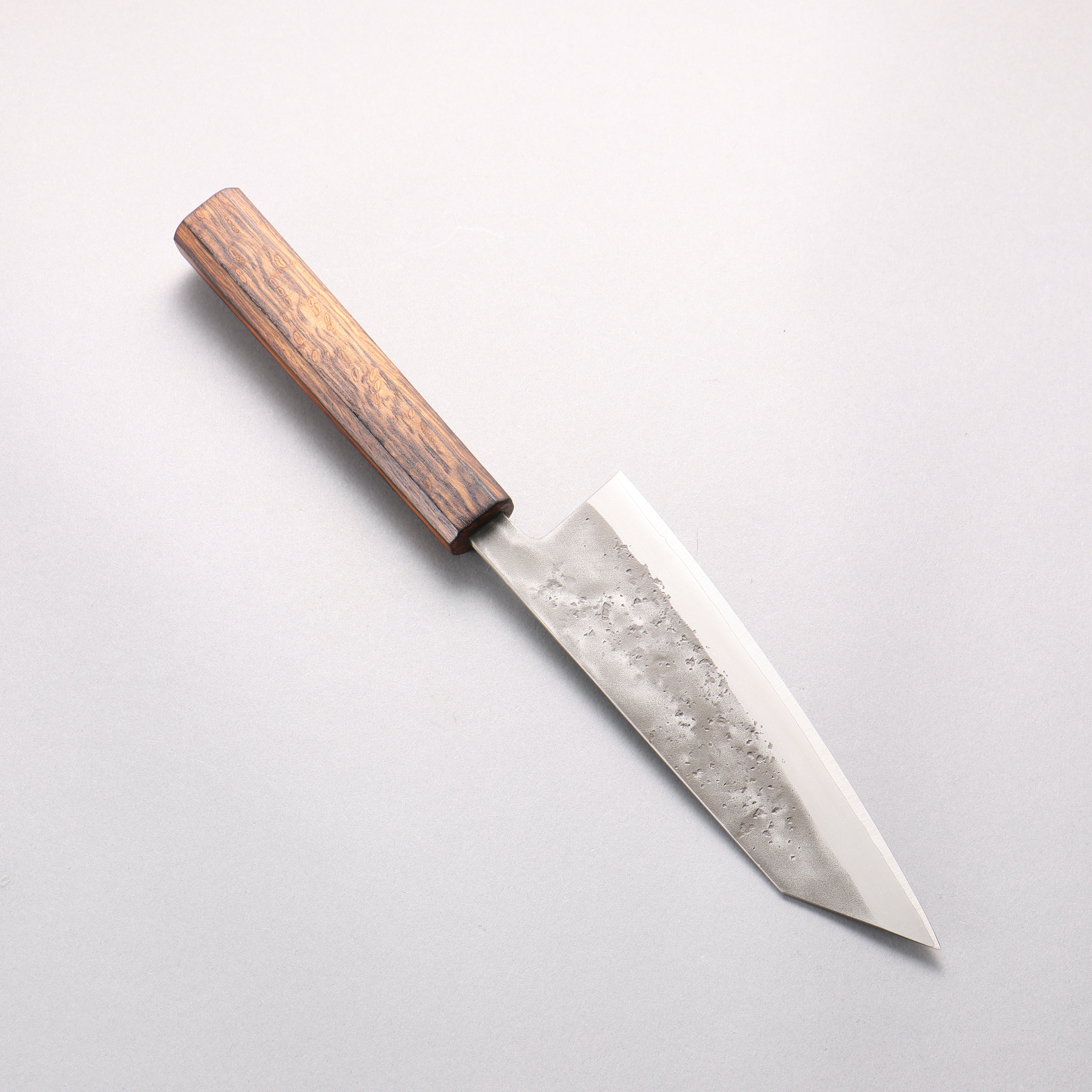 翁流 SLD 鋼 梨地 文化刀 170mm 橡木 (煤炭煙黑) 握把 - 清助刃物