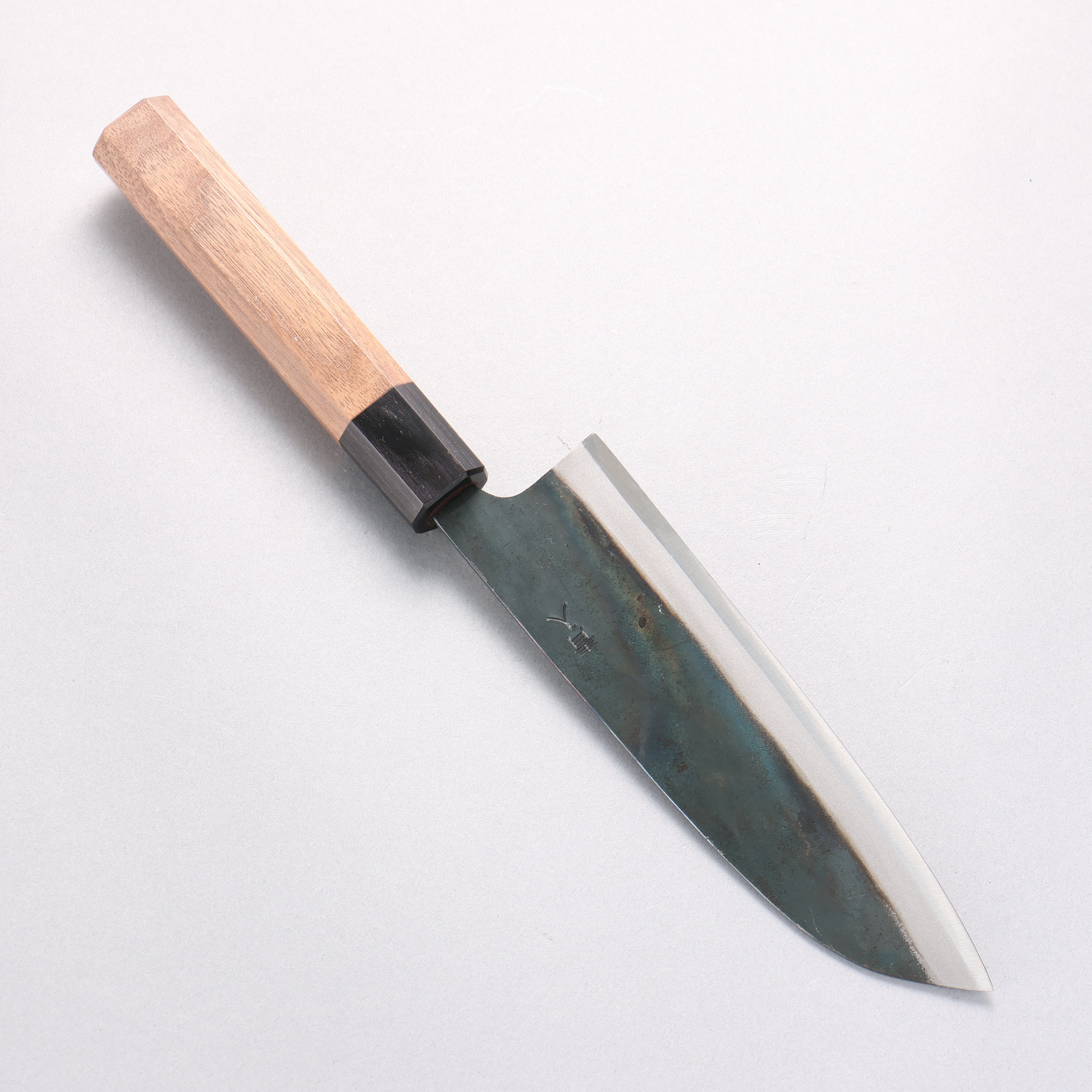 堺 孝行 青鋼二號 黑打 三德刀 170mm - 清助刃物