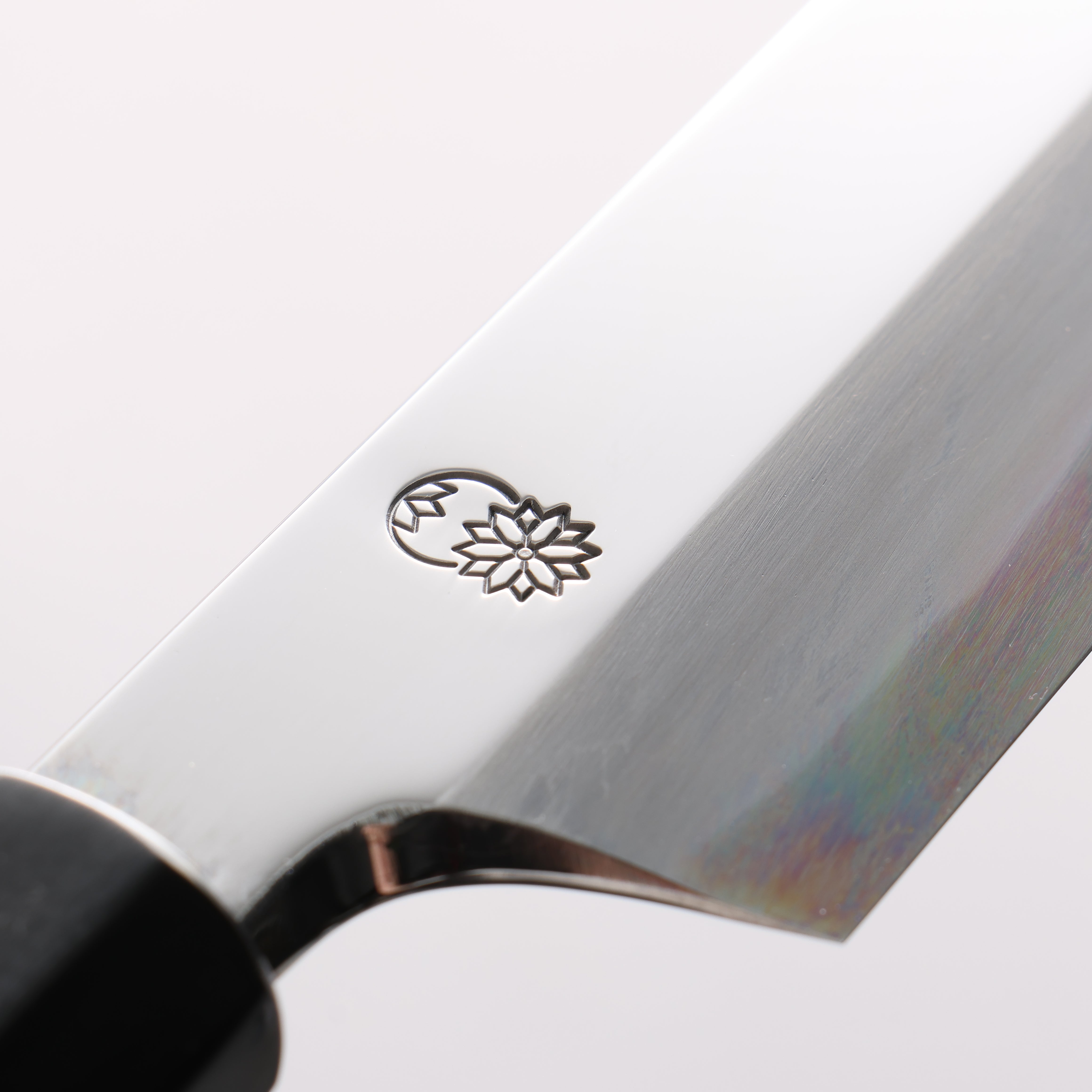重陽 白鋼 鏡面處理 柳刃 300mm 握把 - 清助刃物
