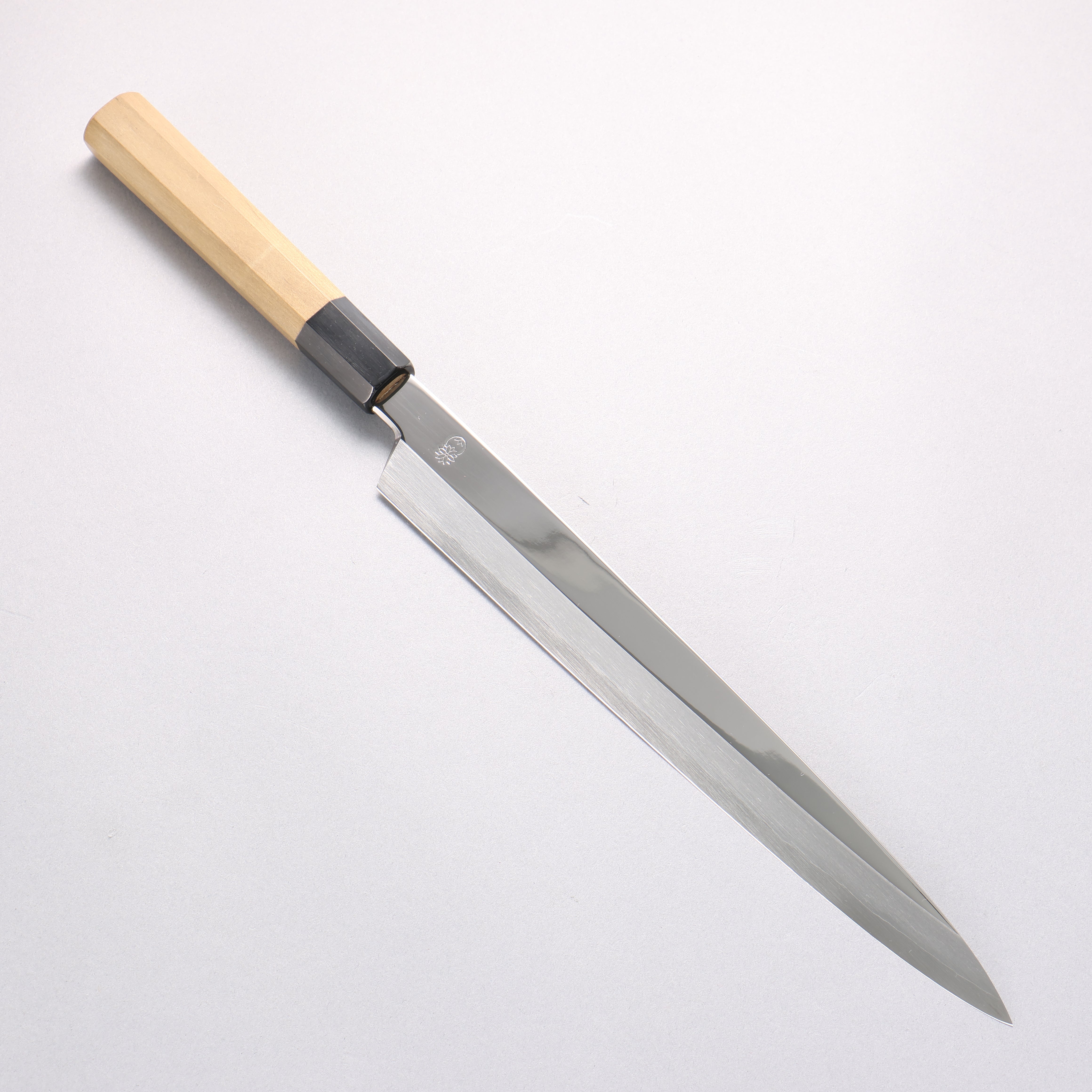 重陽 銀三鋼 鏡面處理 柳刃 270mm 木蘭握把 - 清助刃物