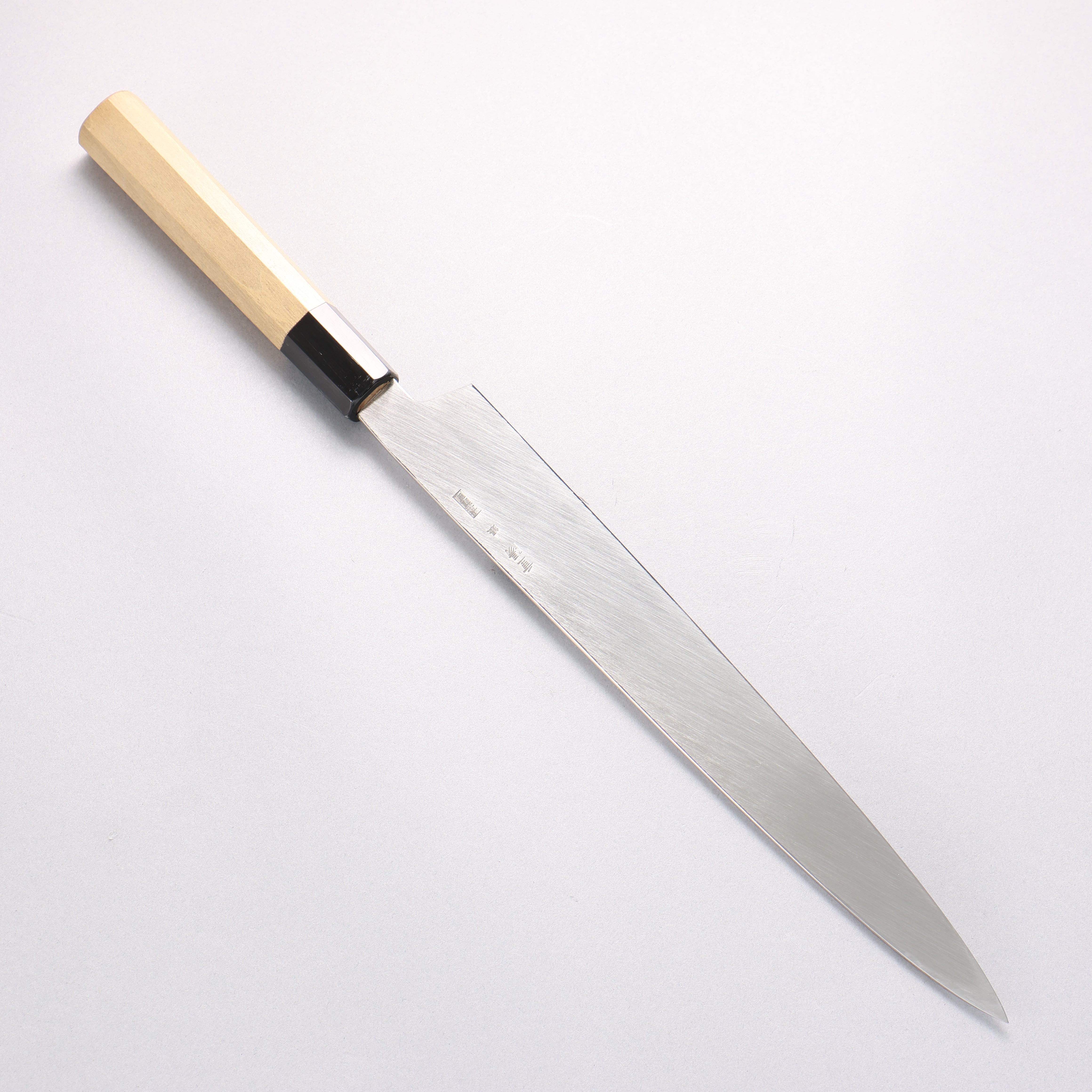 重陽 銀三鋼 鏡面處理 柳刃 270mm 木蘭握把 - 清助刃物
