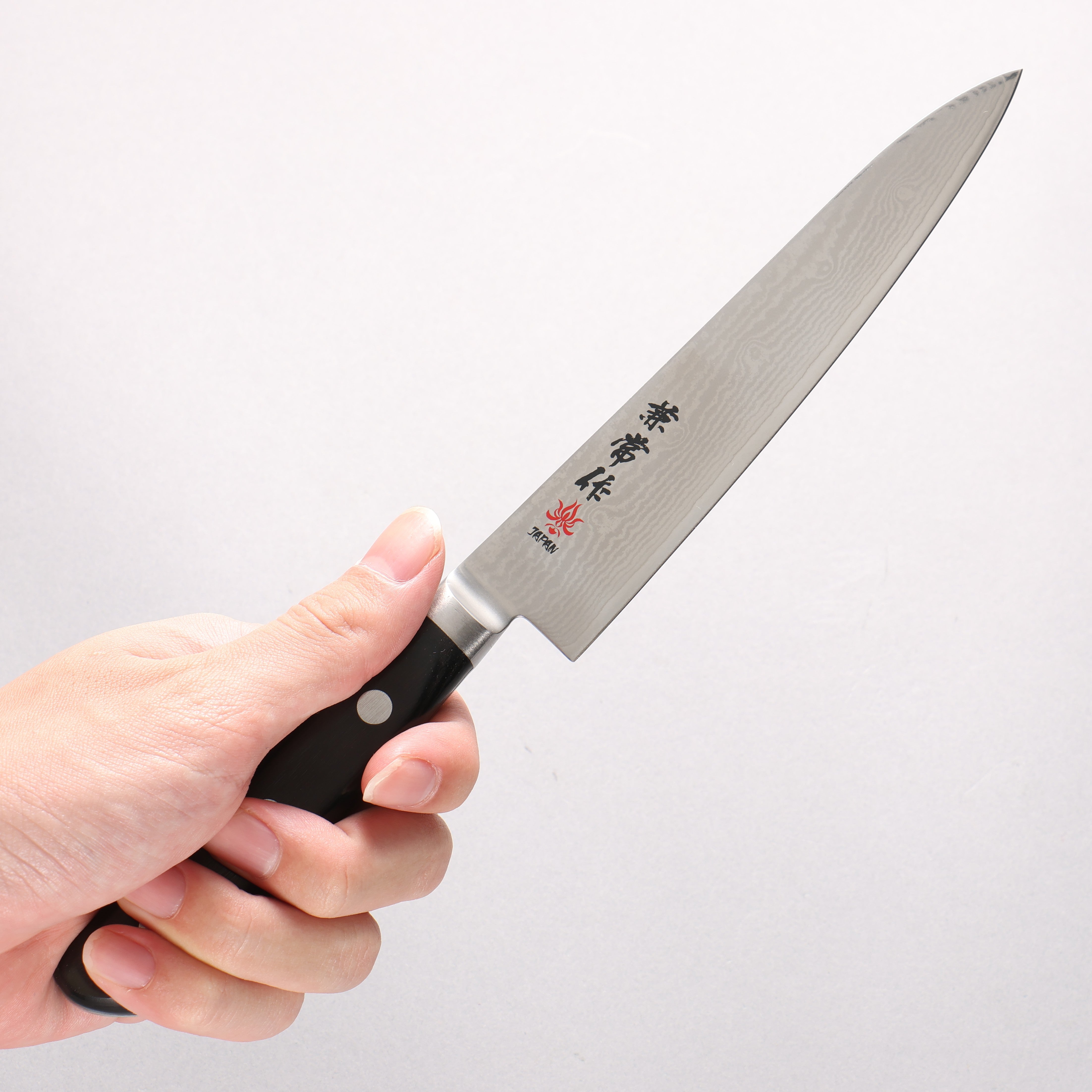 兼常 VG10 33層 大馬士革紋 多用途小刀 150mm 合成木 握把 - 清助刃物