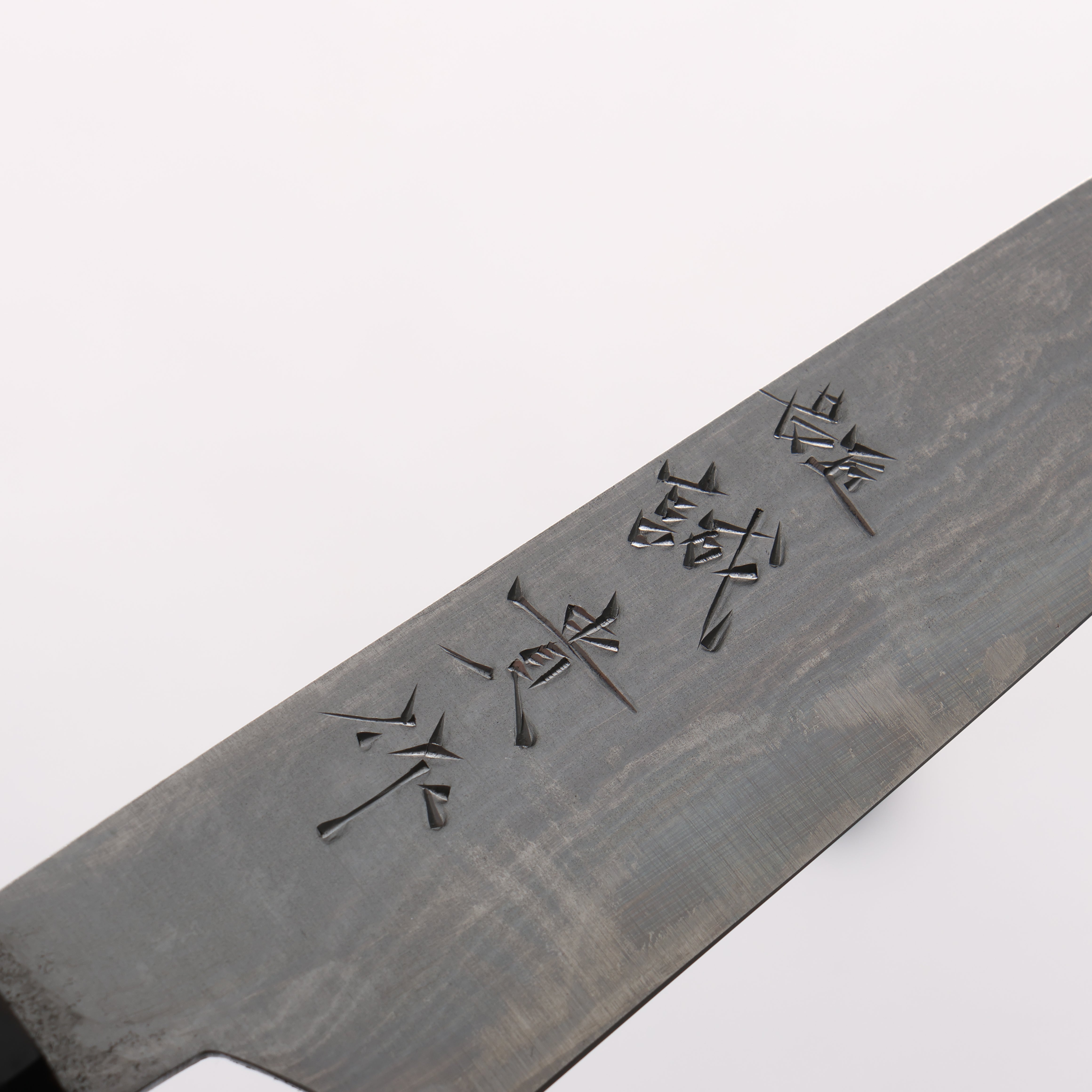 田中 誠貴 青鋼二號 大馬士革紋 多用途小刀 120mm 黑檀 握把 - 清助刃物