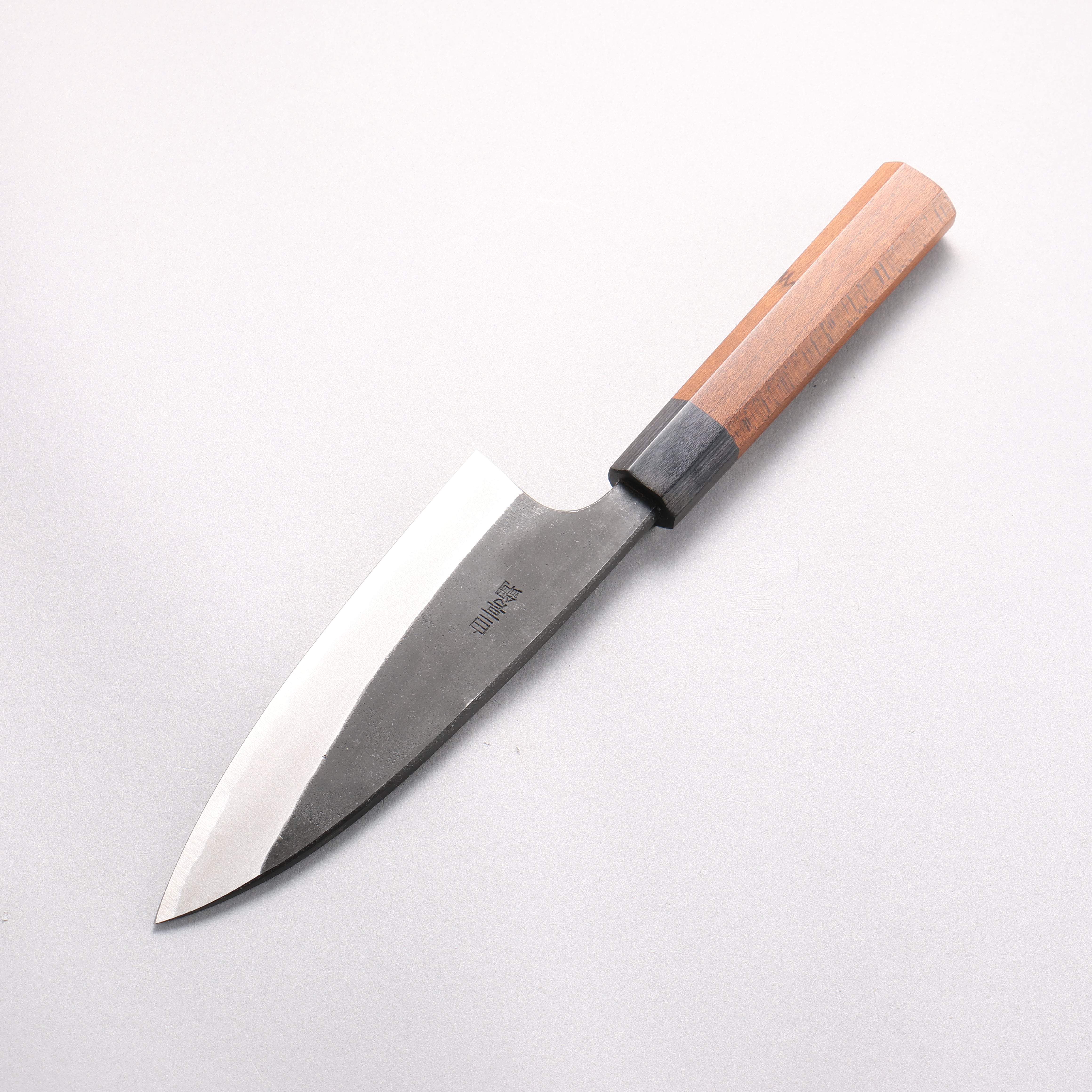 山本 直 白鋼二號 黑打 兩出刃 150mm Kebony 握把 - 清助刃物