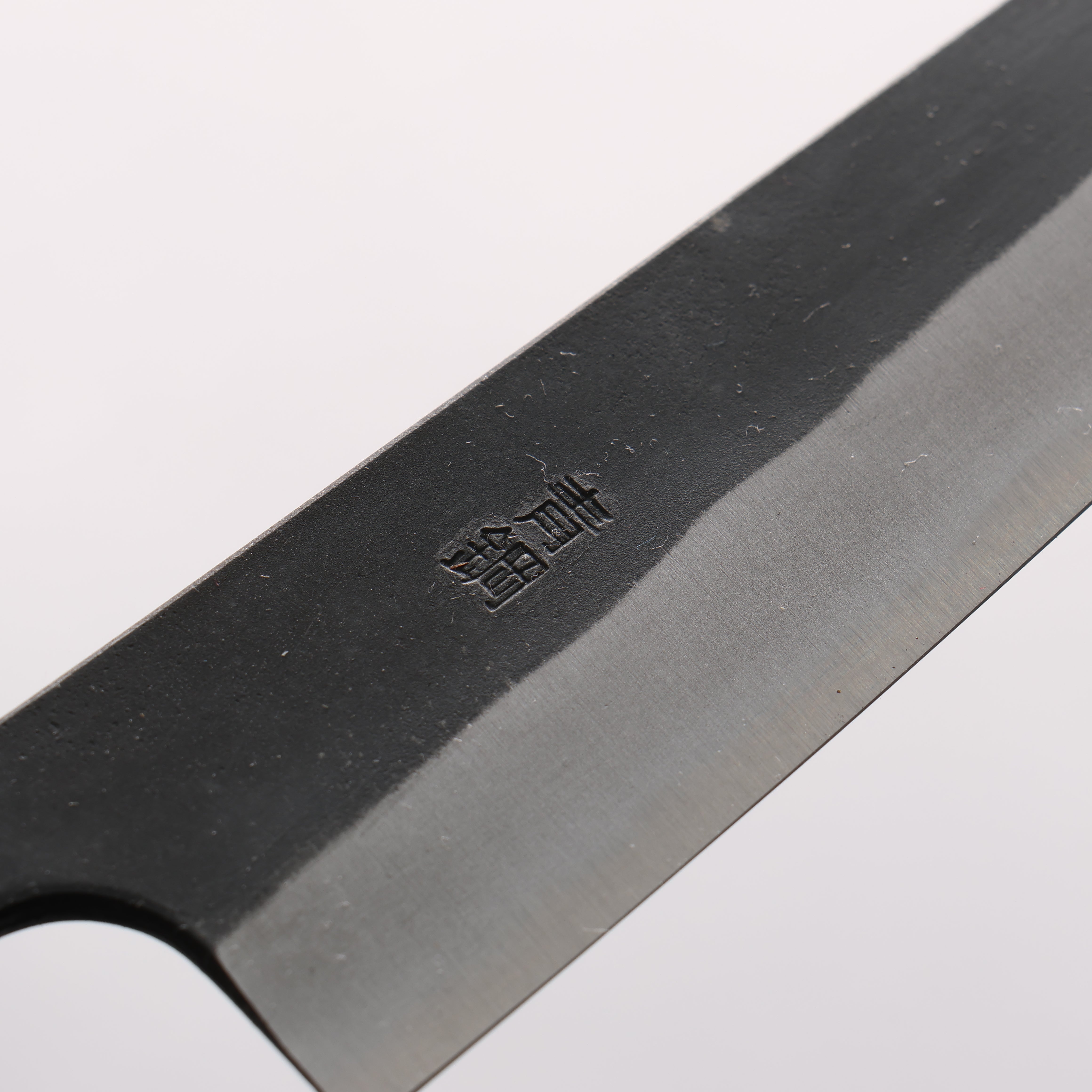 山本 直 安來青鋼 黑打 多用途小刀 150mm 核桃木 握把 - 清助刃物