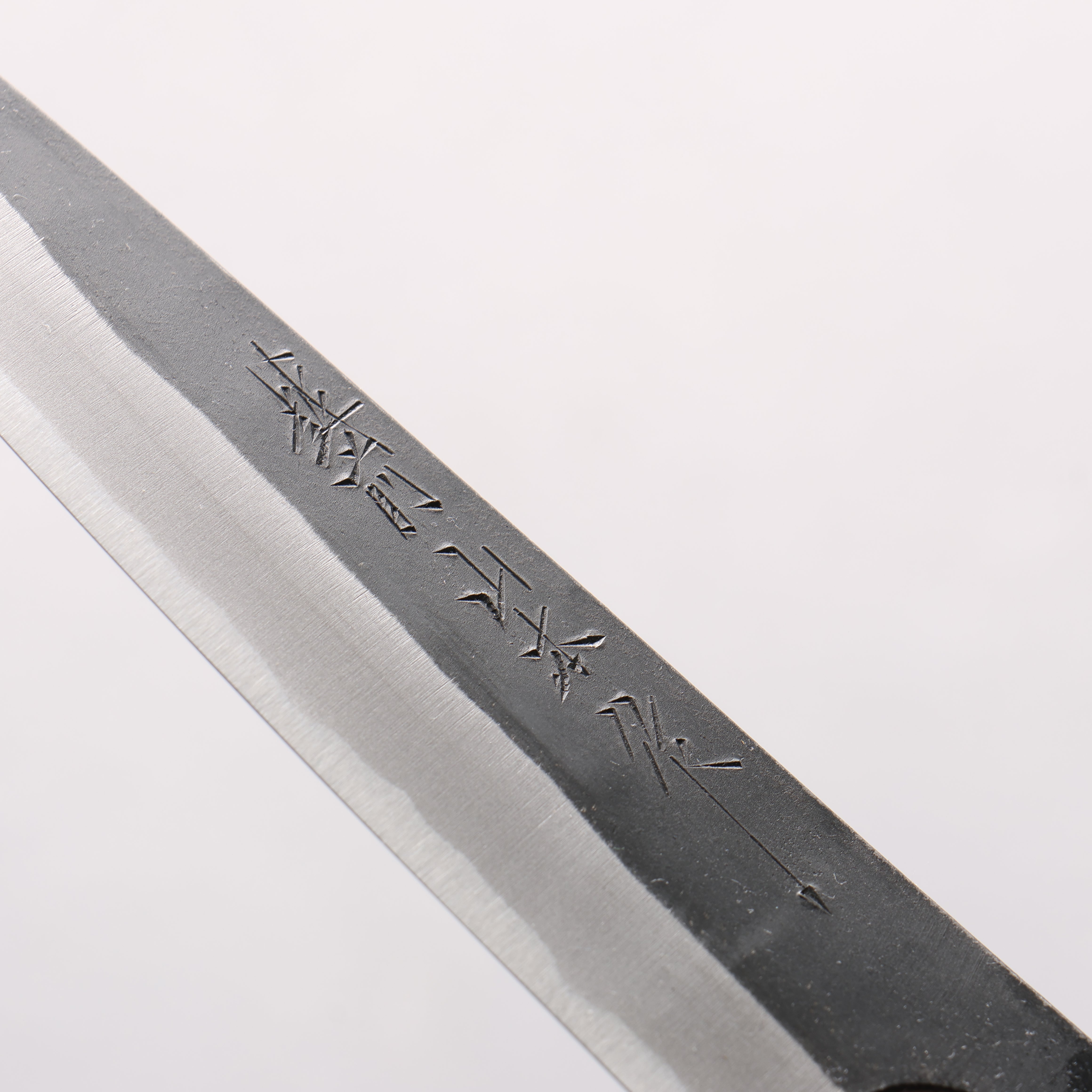山本 直 安來青鋼 黑打 多用途小刀 135mm 核桃木 握把 - 清助刃物