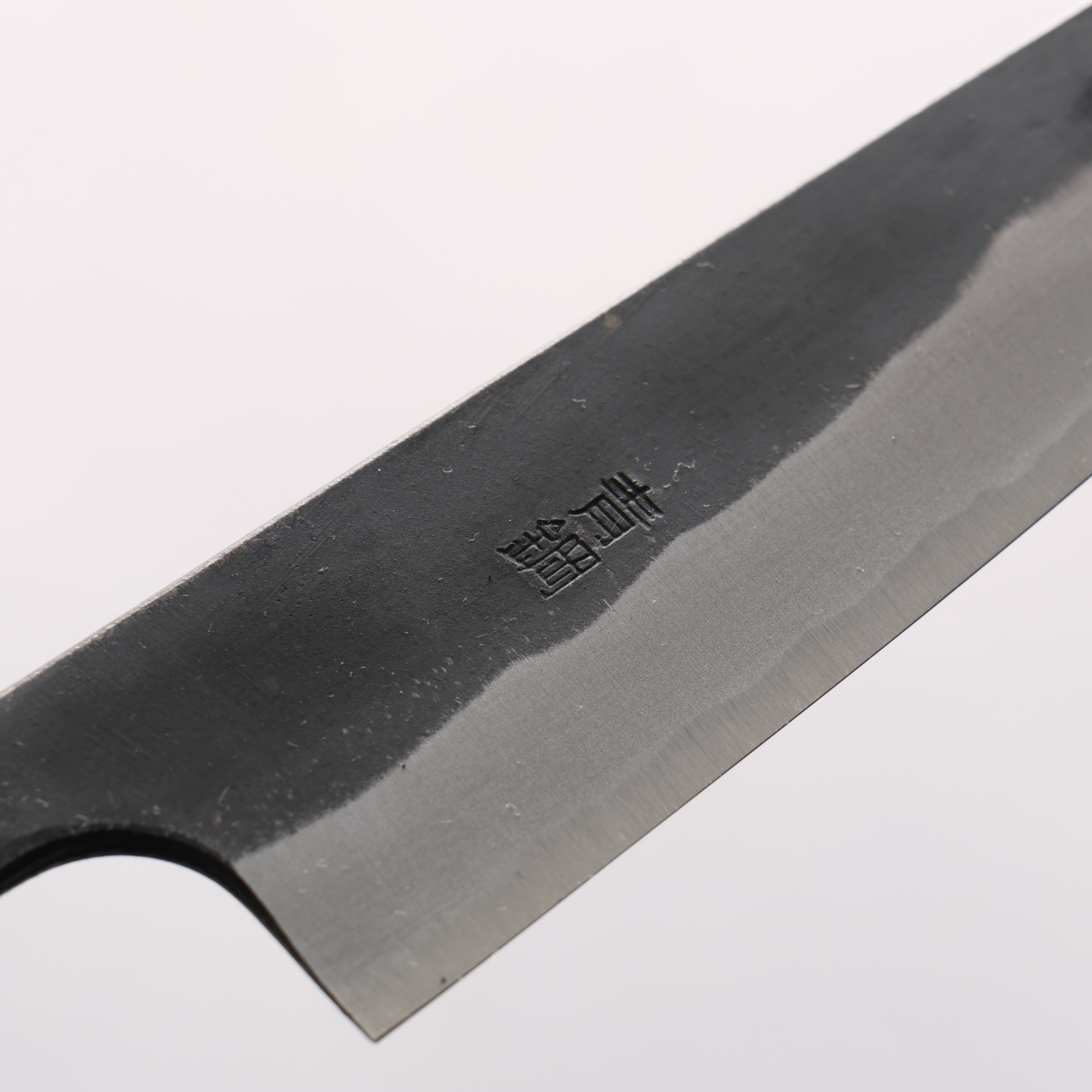 山本 直 安來青鋼 黑打 多用途小刀 135mm 核桃木 握把 - 清助刃物