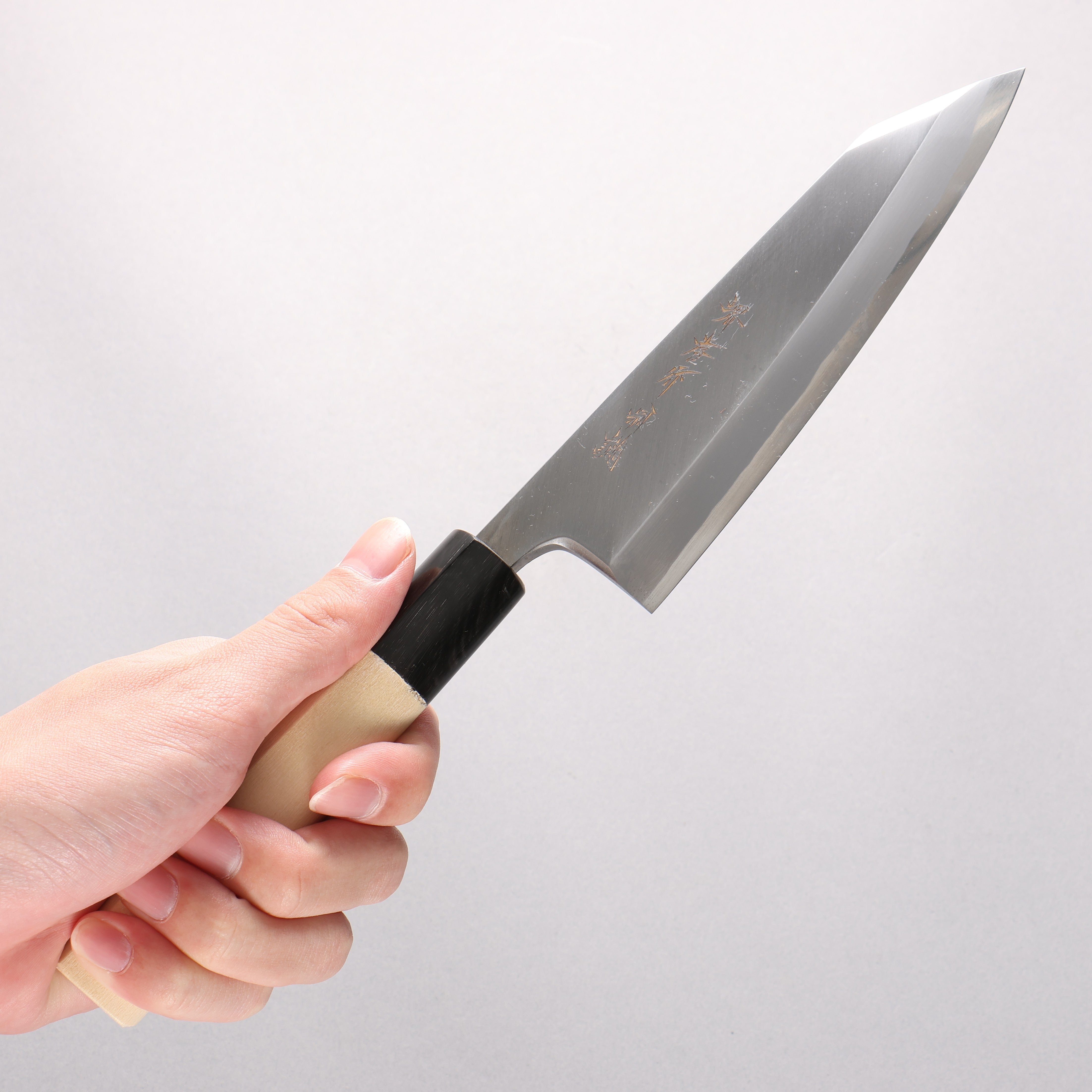 堺 孝行 特上 白鋼二號 切付出刃 150mm 木蘭握把 - 清助刃物