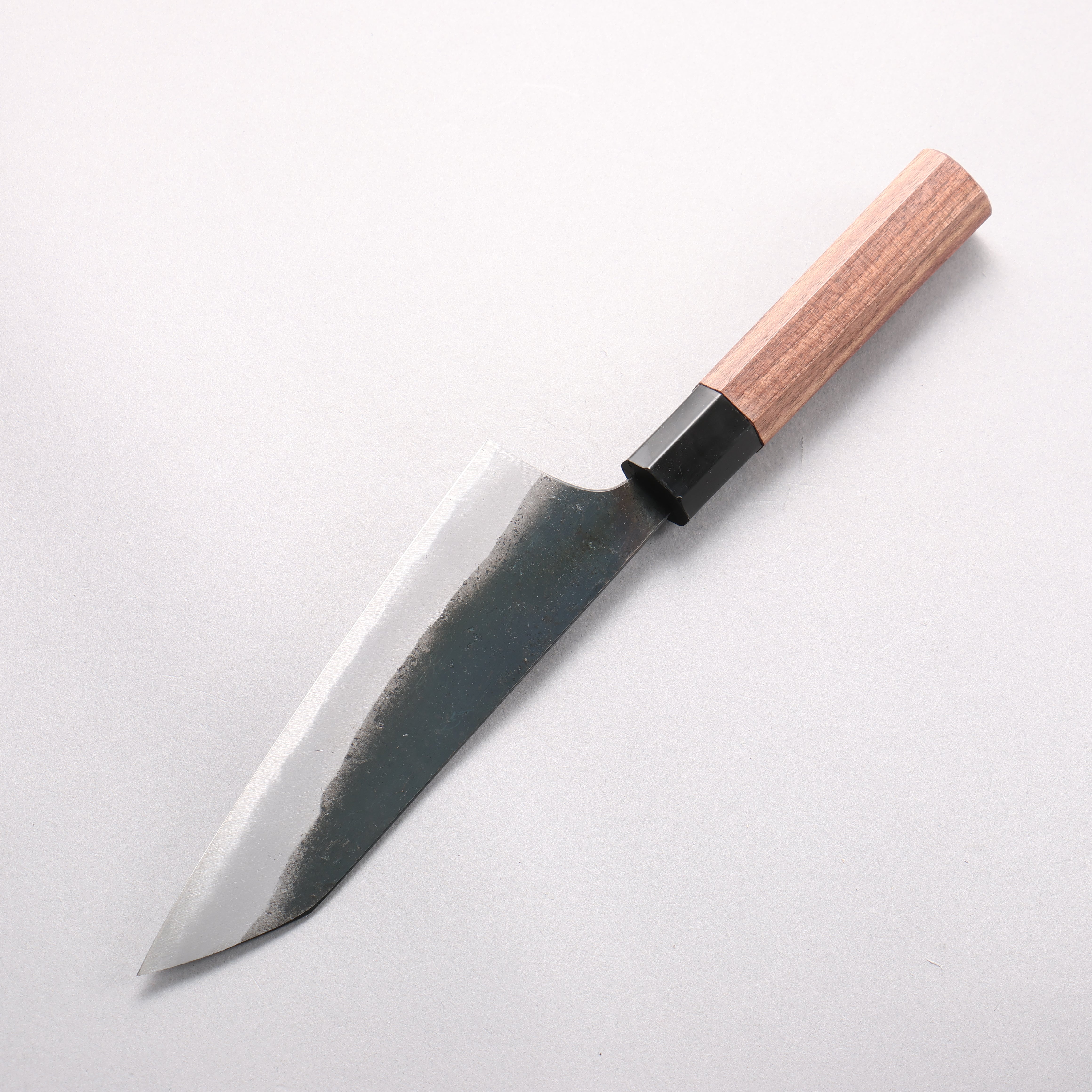 西田大祐 小春 白鋼一號 黑打 牛刀 165mm 核桃木 握把 - 清助刃物