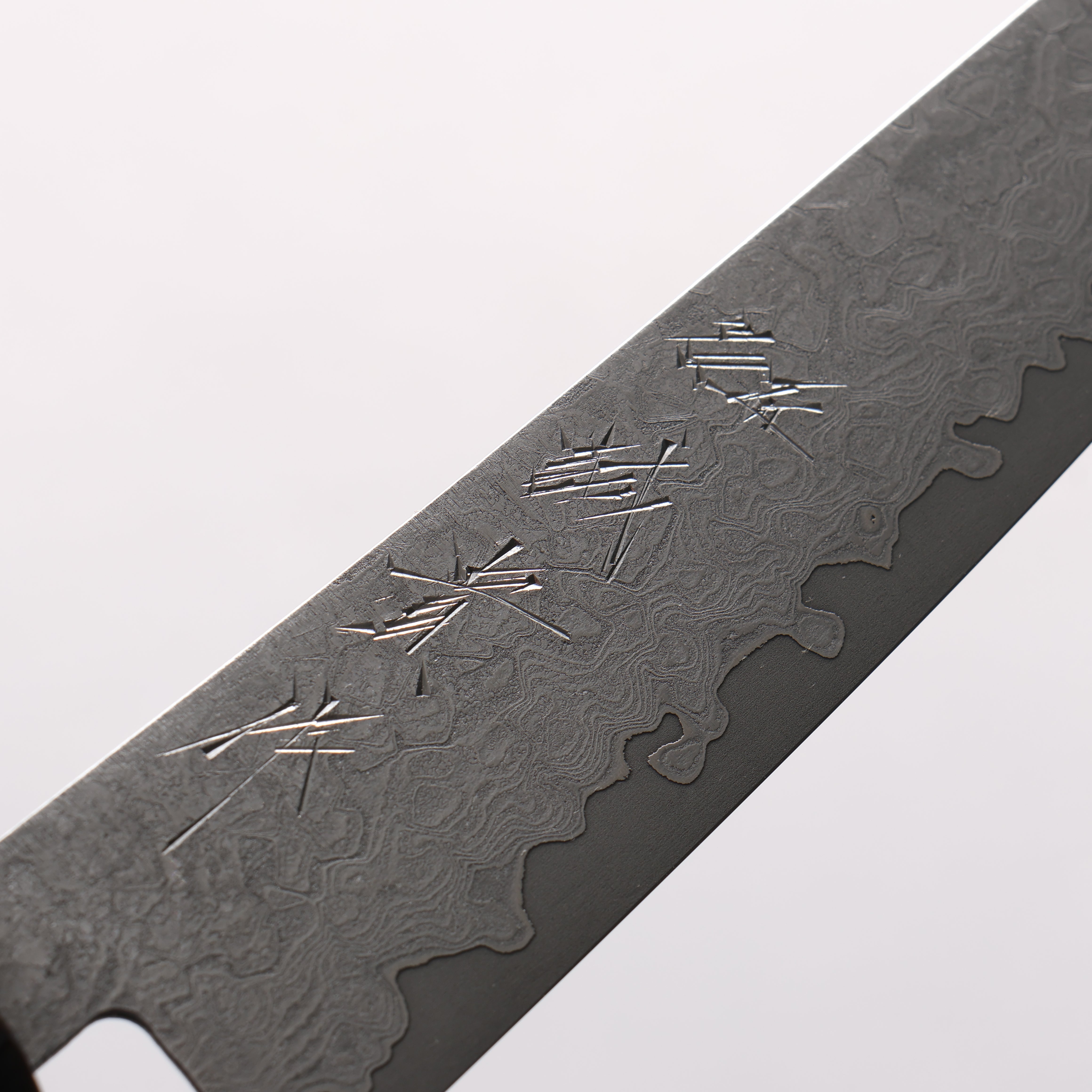 田中 誠貴 VG10 大馬士革紋 多用途小刀 150mm 黑檀 (口輪:黑水牛角) 握把 - 清助刃物