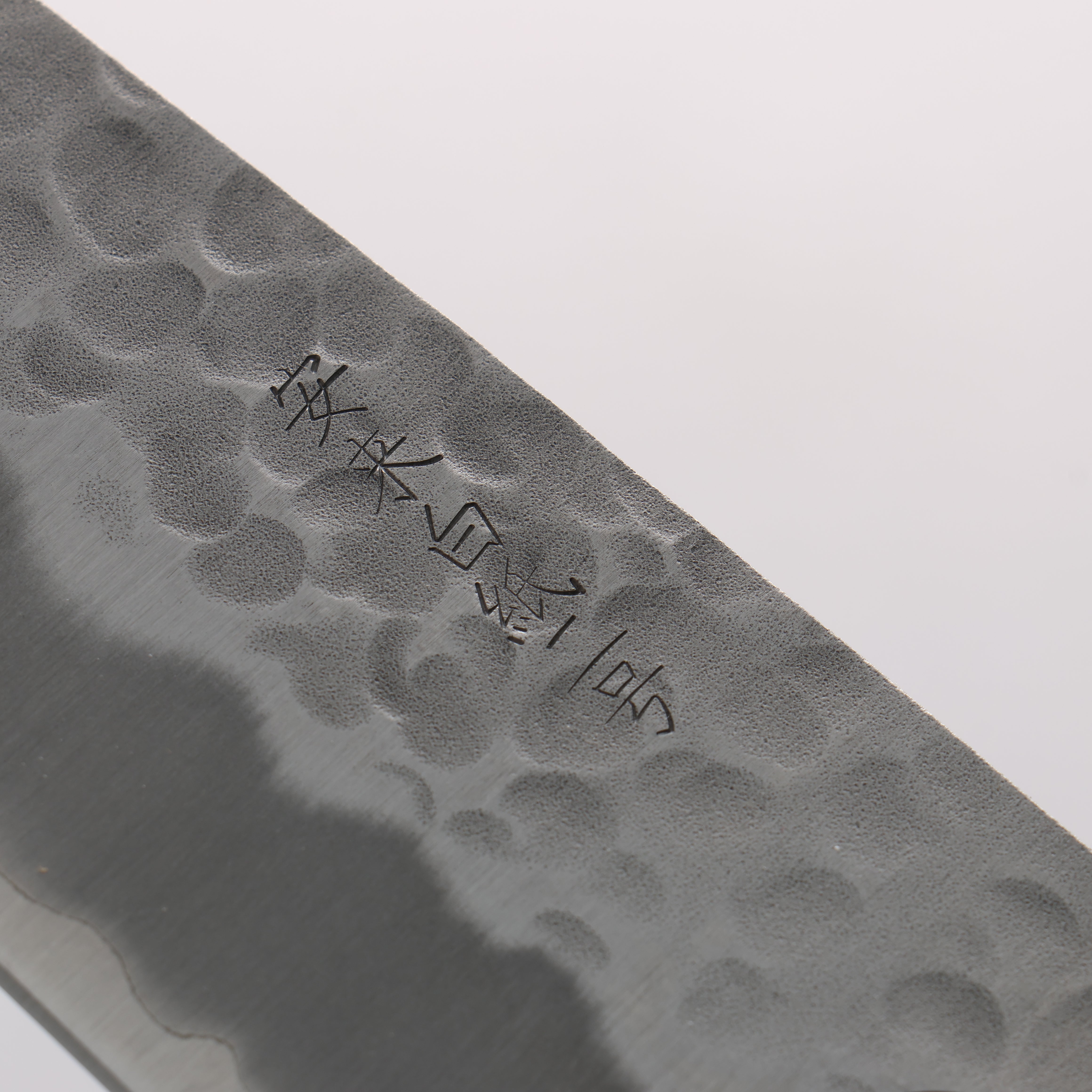 翁流 白鋼二號 鎚目 三德刀 165mm 櫸木 握把 - 清助刃物