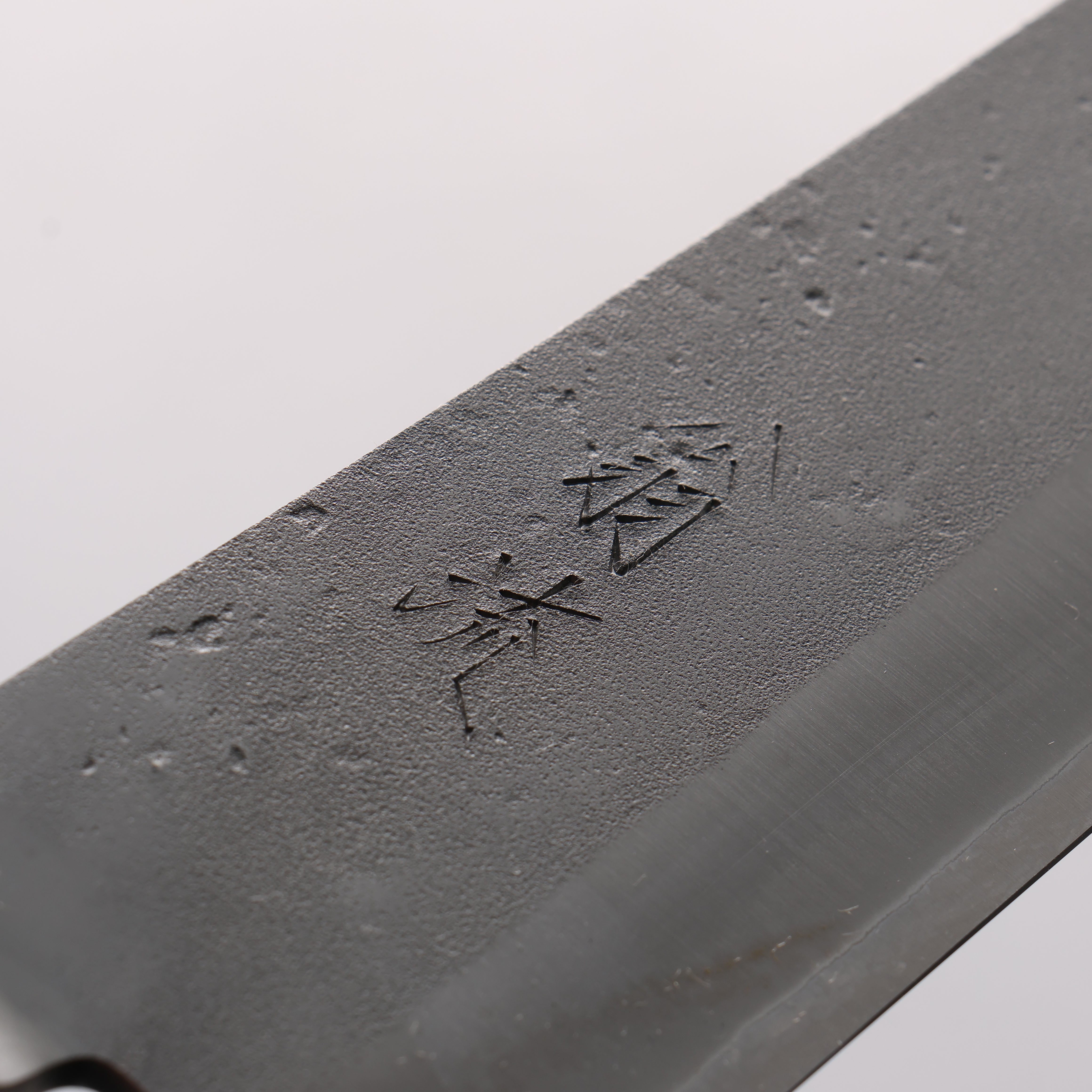 翁流 青鋼 梨地 牛刀 210mm 核桃木 握把 SN-01 - 清助刃物