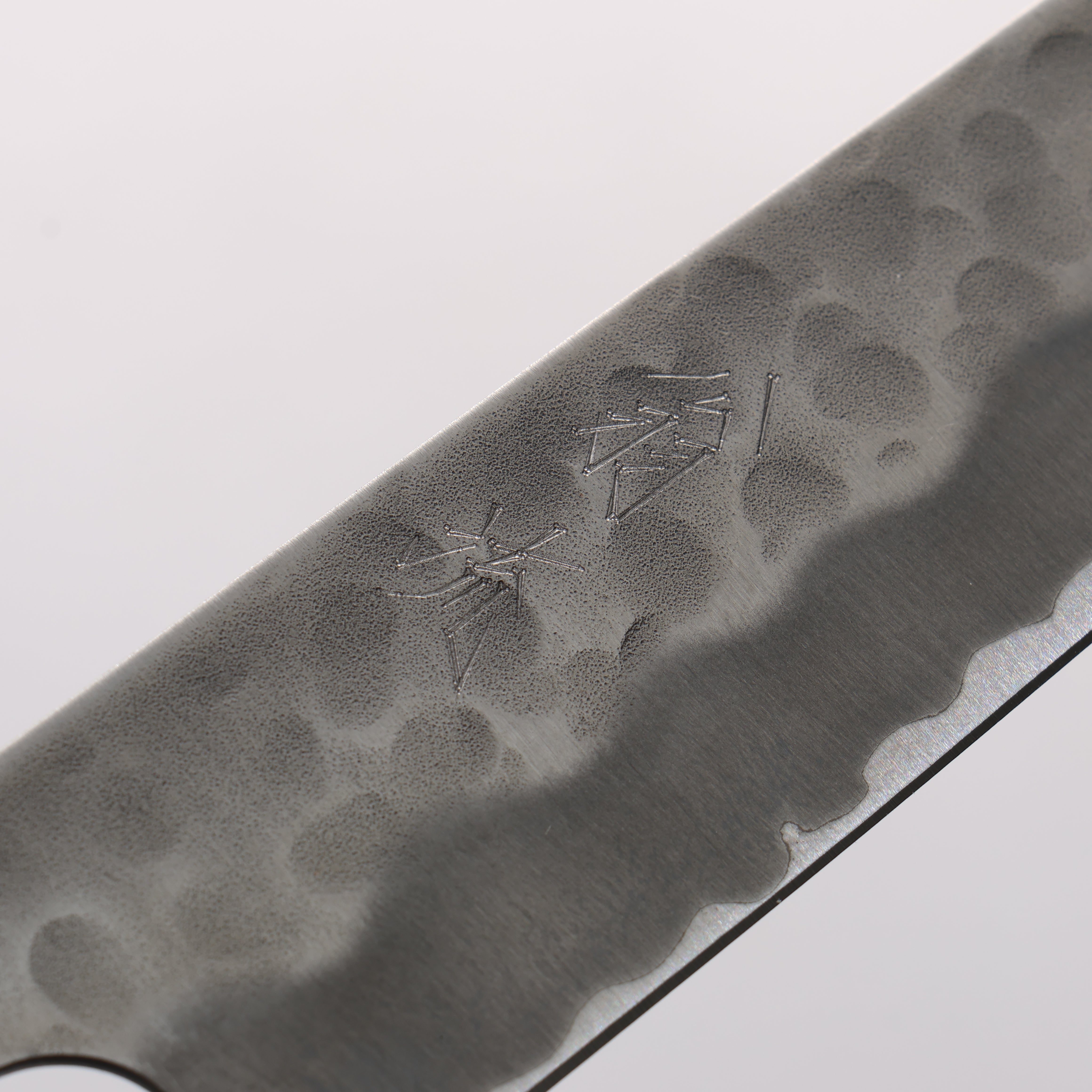 翁流 白鋼二號 鎚目 筋引 240mm 櫸木 握把 - 清助刃物