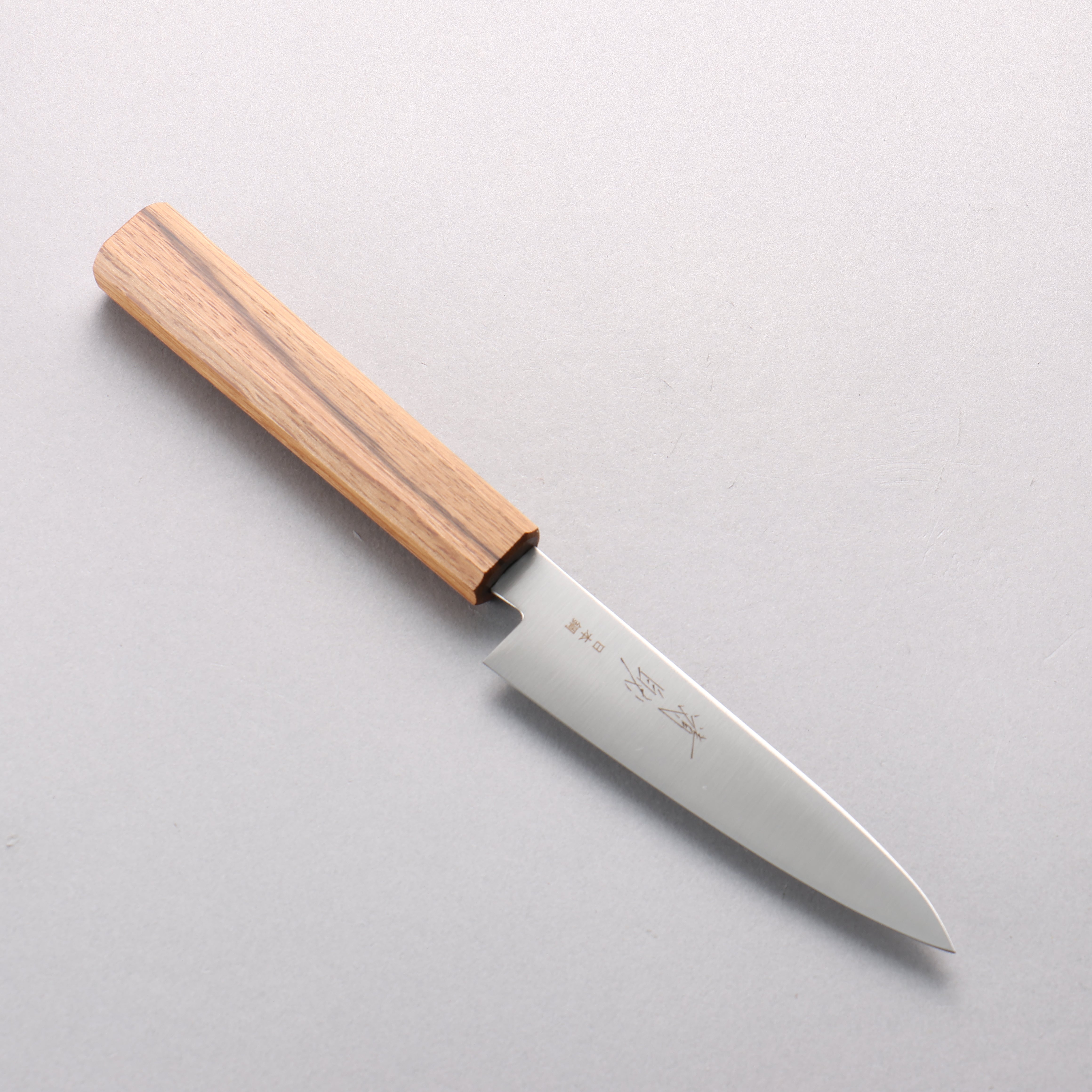 清助 SK-4鋼 多用途小刀 120mm 木柄(漆塗) 握把 - 清助刃物