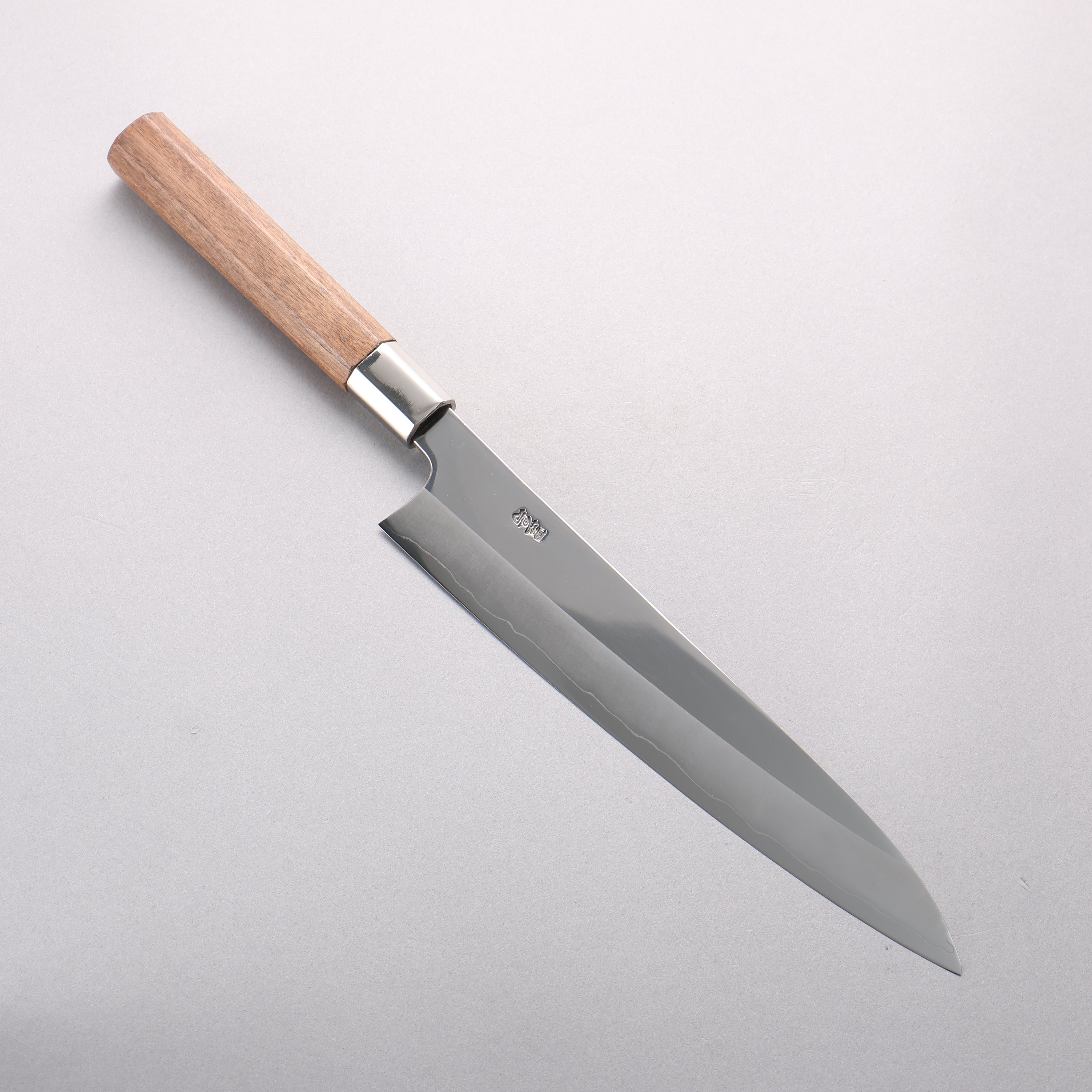 黑鳥 銀三鋼 打磨處理 身卸出刃 235mm 核桃木 握把 - 清助刃物