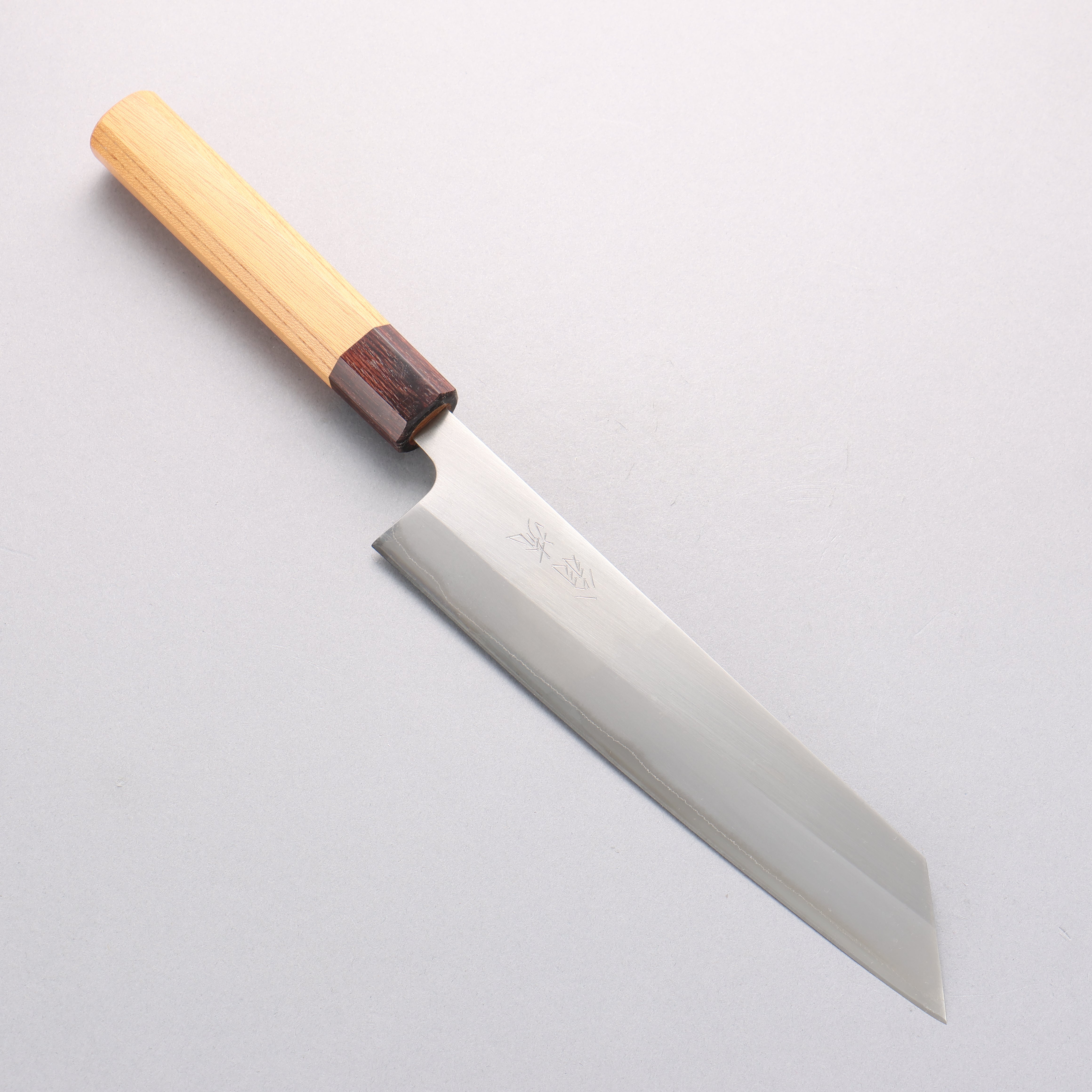 翁流 白鋼一號 切付牛刀 210mm 櫸木 握把 - 清助刃物