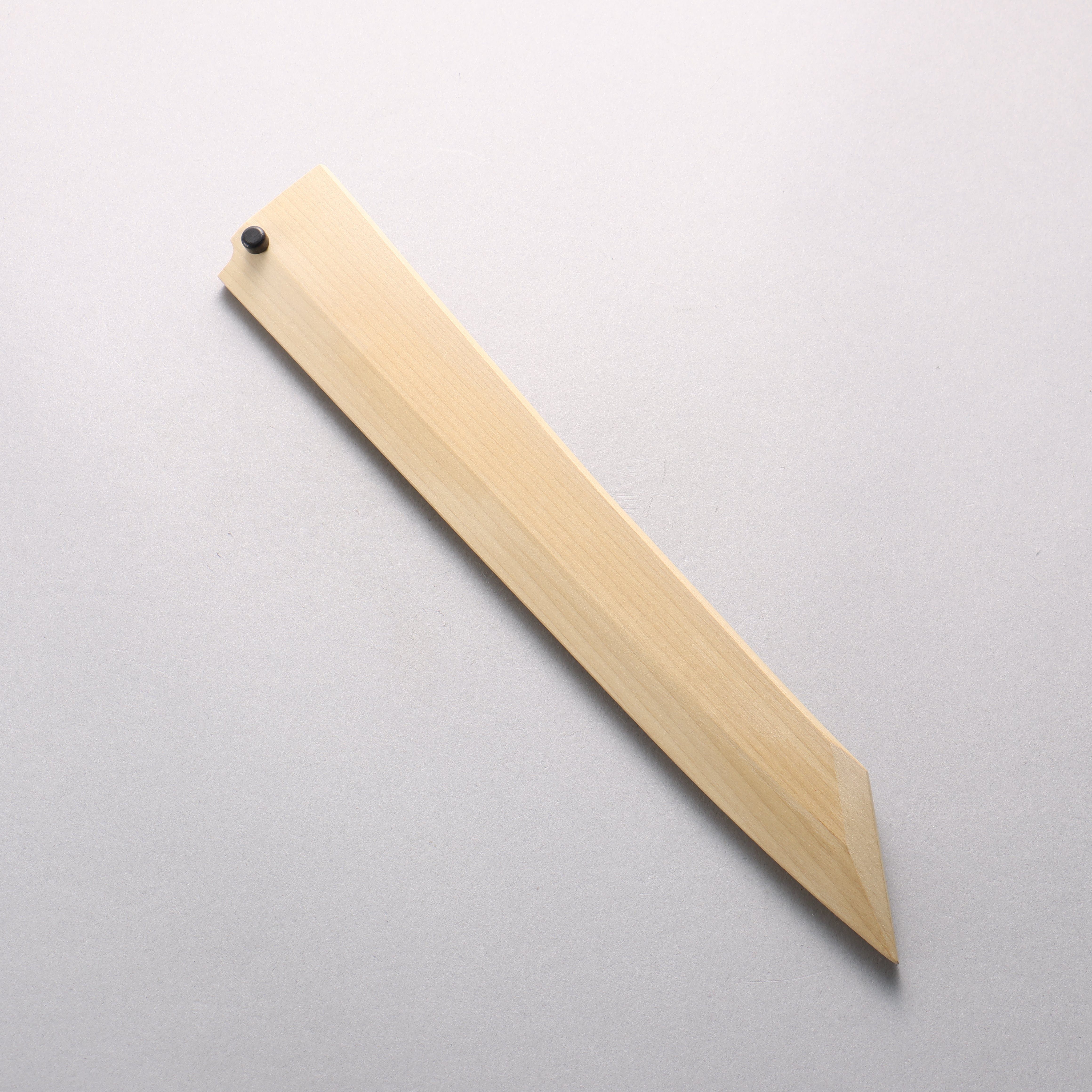 鐵泉 田中作 Tamahagane 鏡面處理 切付柳刃 270mm 黑檀 握把 附刀鞘 - 清助刃物