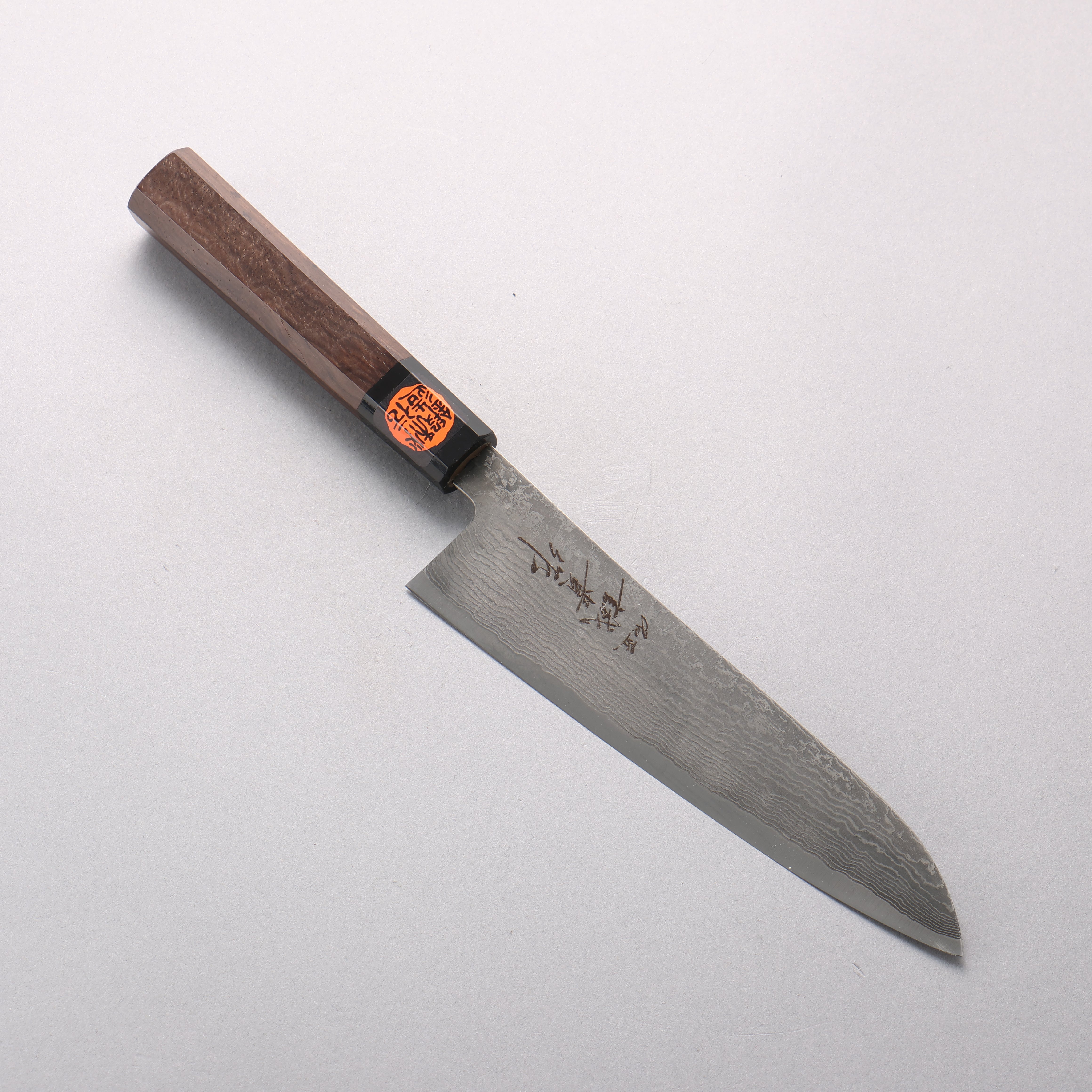 田中 誠貴 春風 SG2 大馬士革紋 牛刀 180mm 核桃木 握把 - 清助刃物