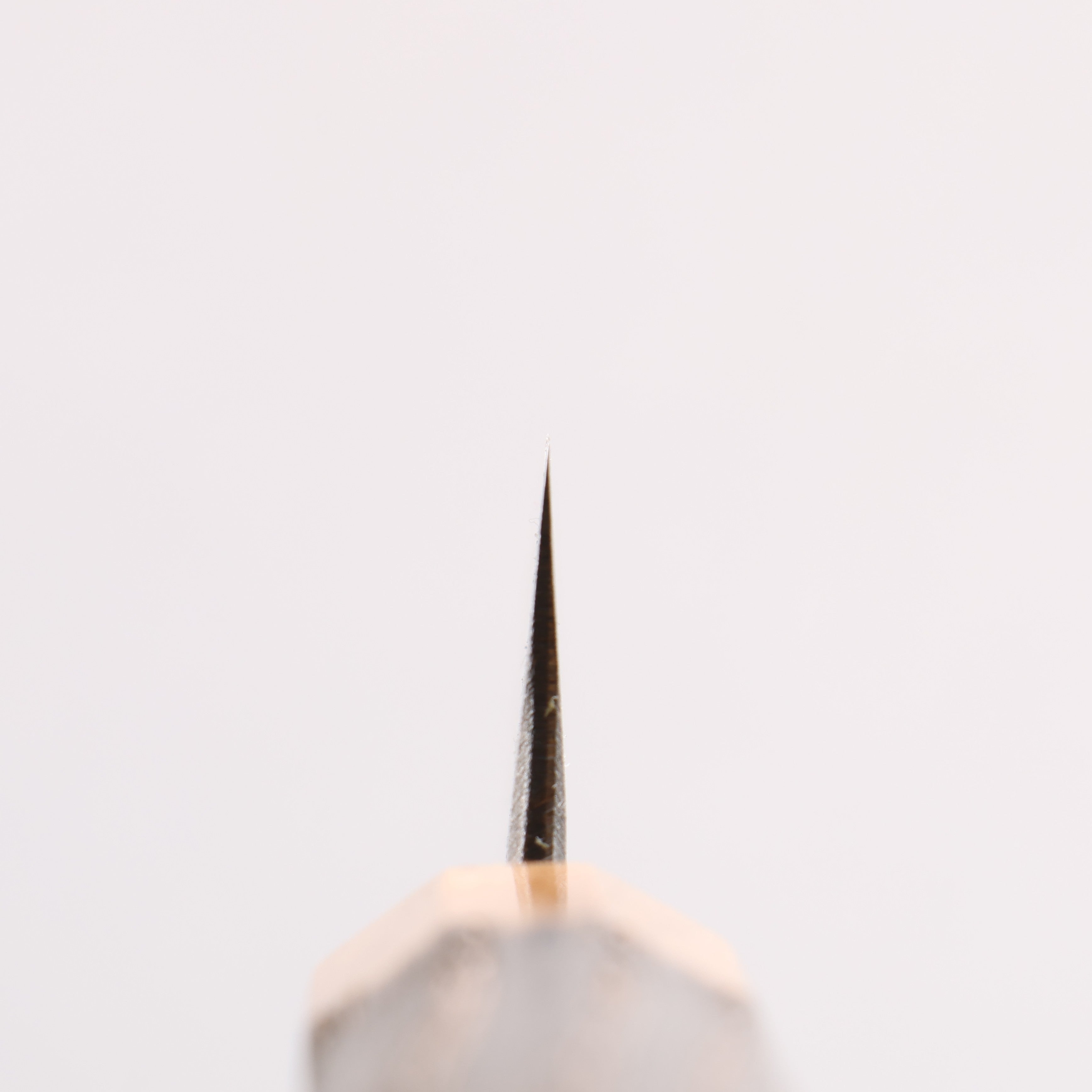 清助 青鋼二號 黑打 切付多用途小刀 150mm 燒栗木(口輪:櫻花木) 握把 - 清助刃物