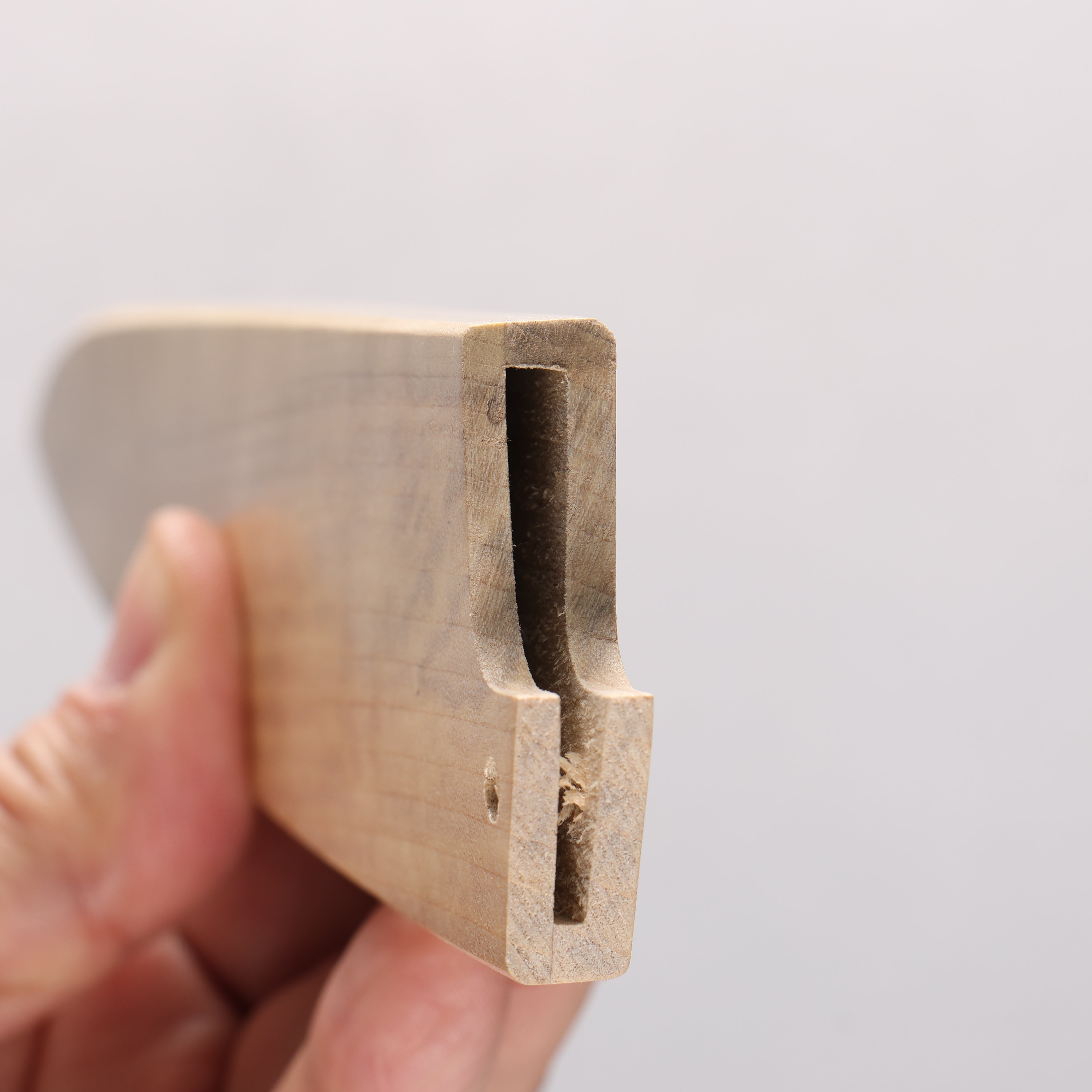木蘭鞘 150mm 多用途小刀用 附合成木安全栓 - 清助刃物