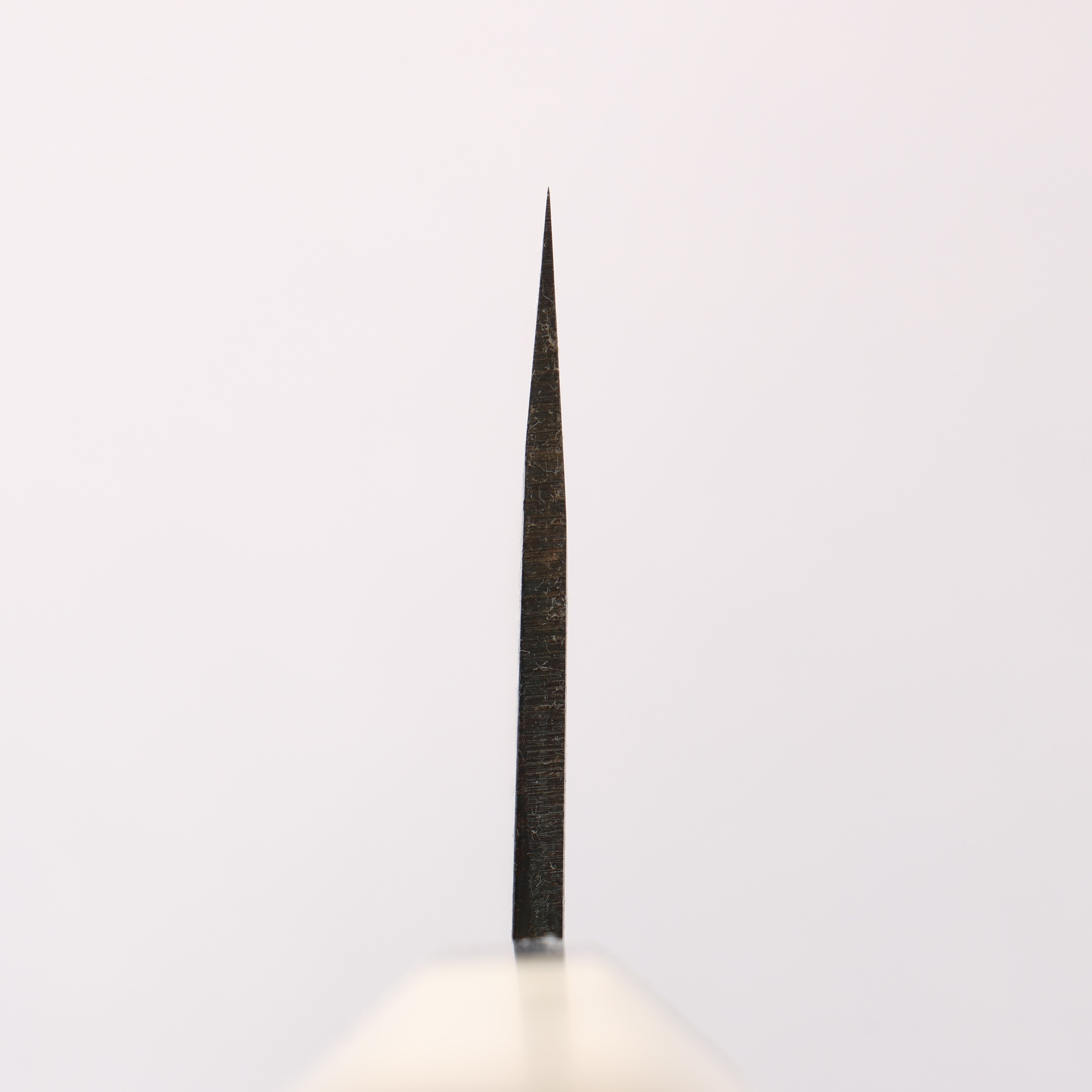 源 昭忠 白鋼二號 黑打 菜切 165mm 木蘭 握把 - 清助刃物