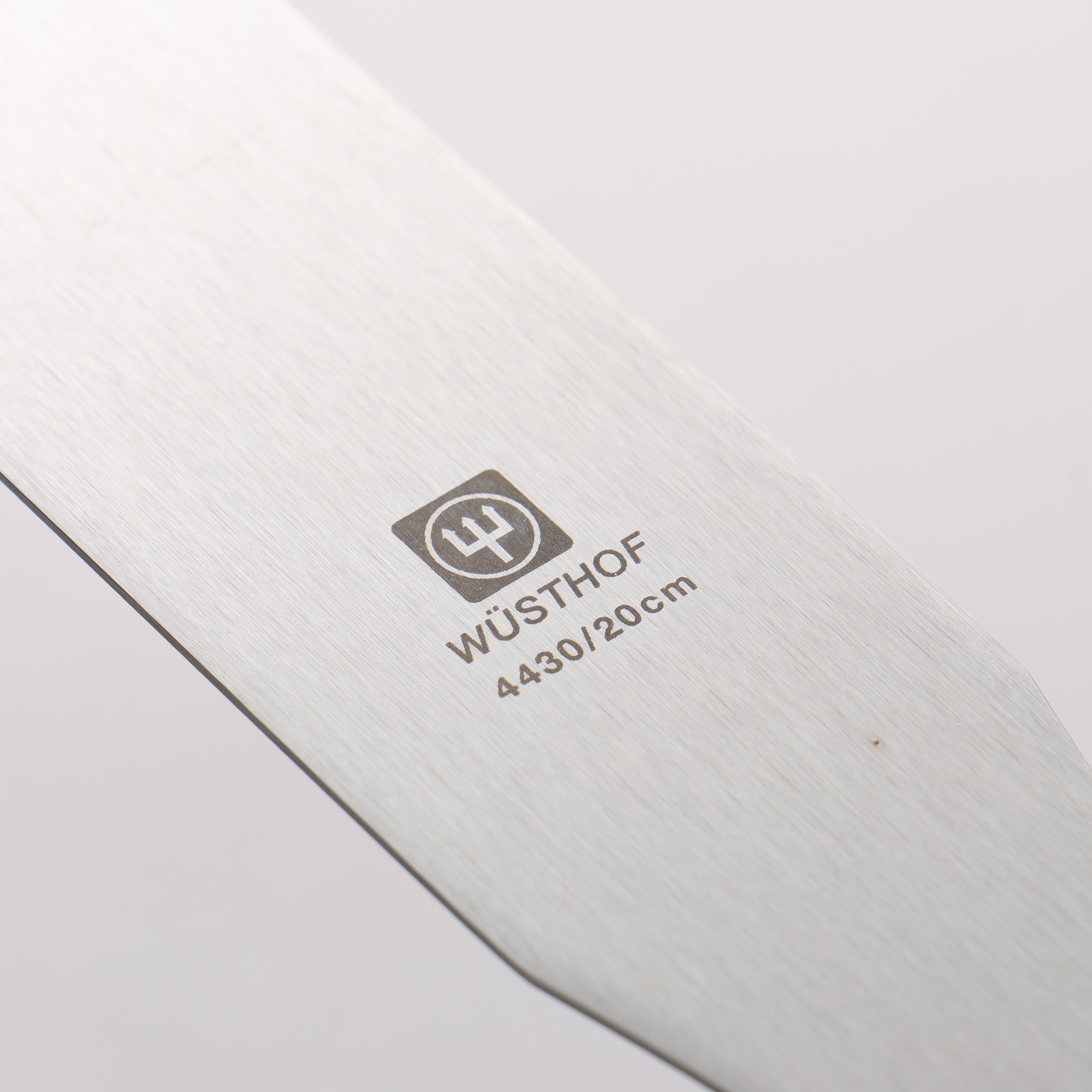 WUSTHOF 不鏽鋼 蛋糕抹刀 200mm 黑塑膠 握把 - 清助刃物