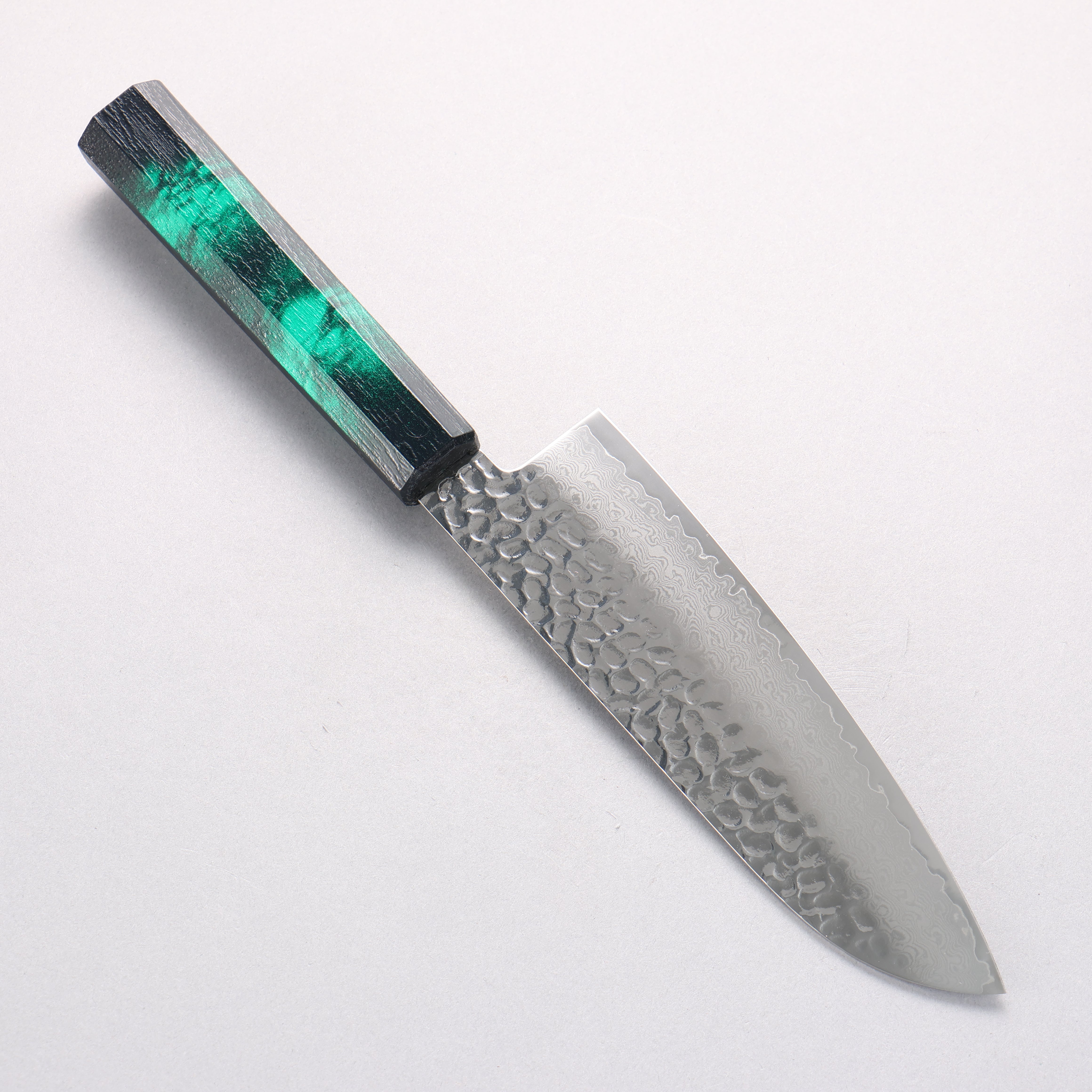 堺 孝行 七色 VG10 33層 三德刀 180mm ABS 樹脂(綠玳瑁) 握把 - 清助刃物