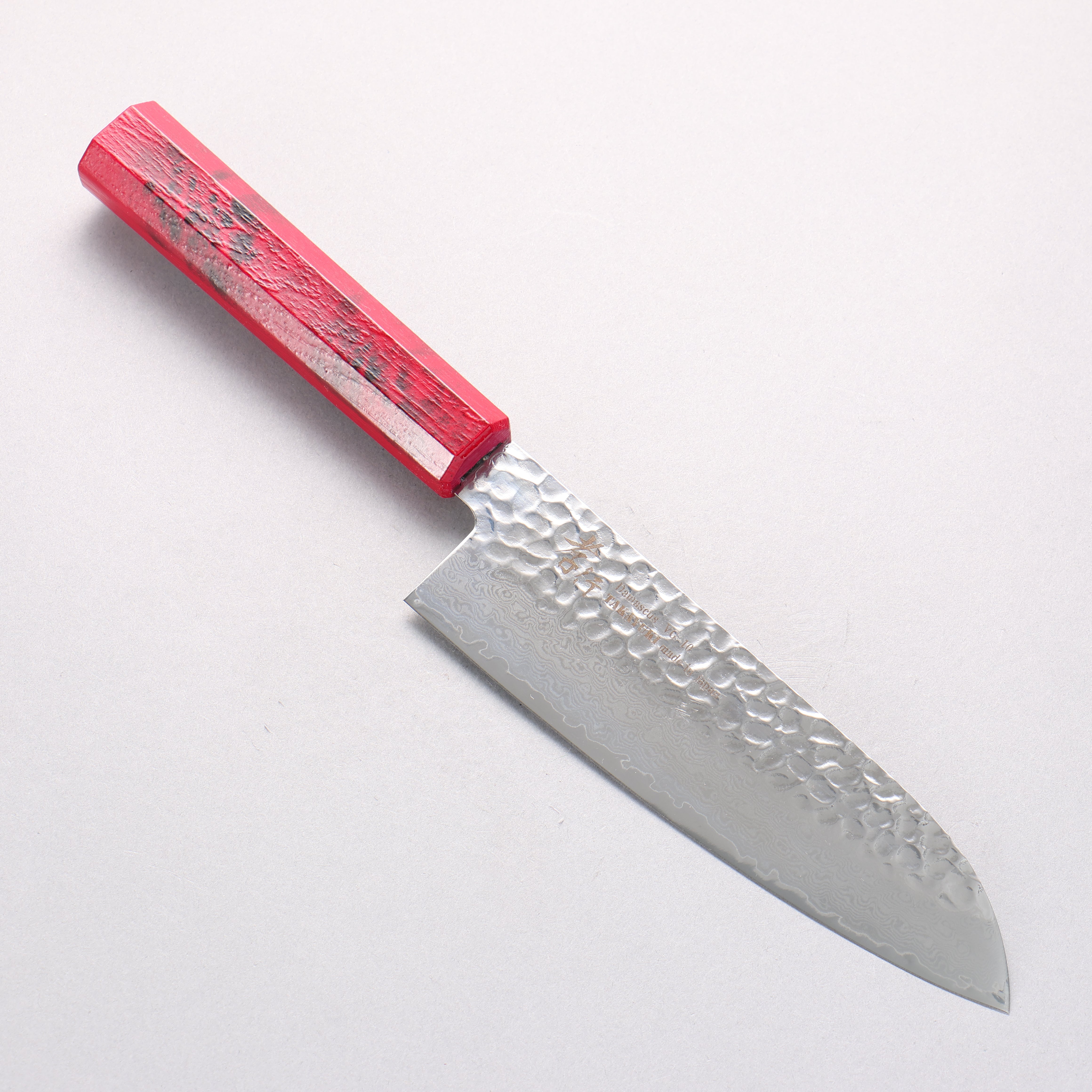 堺 孝行 七色 VG10 33層 三德刀 180mm ABS 樹脂(紅玳瑁) 握把 - 清助刃物