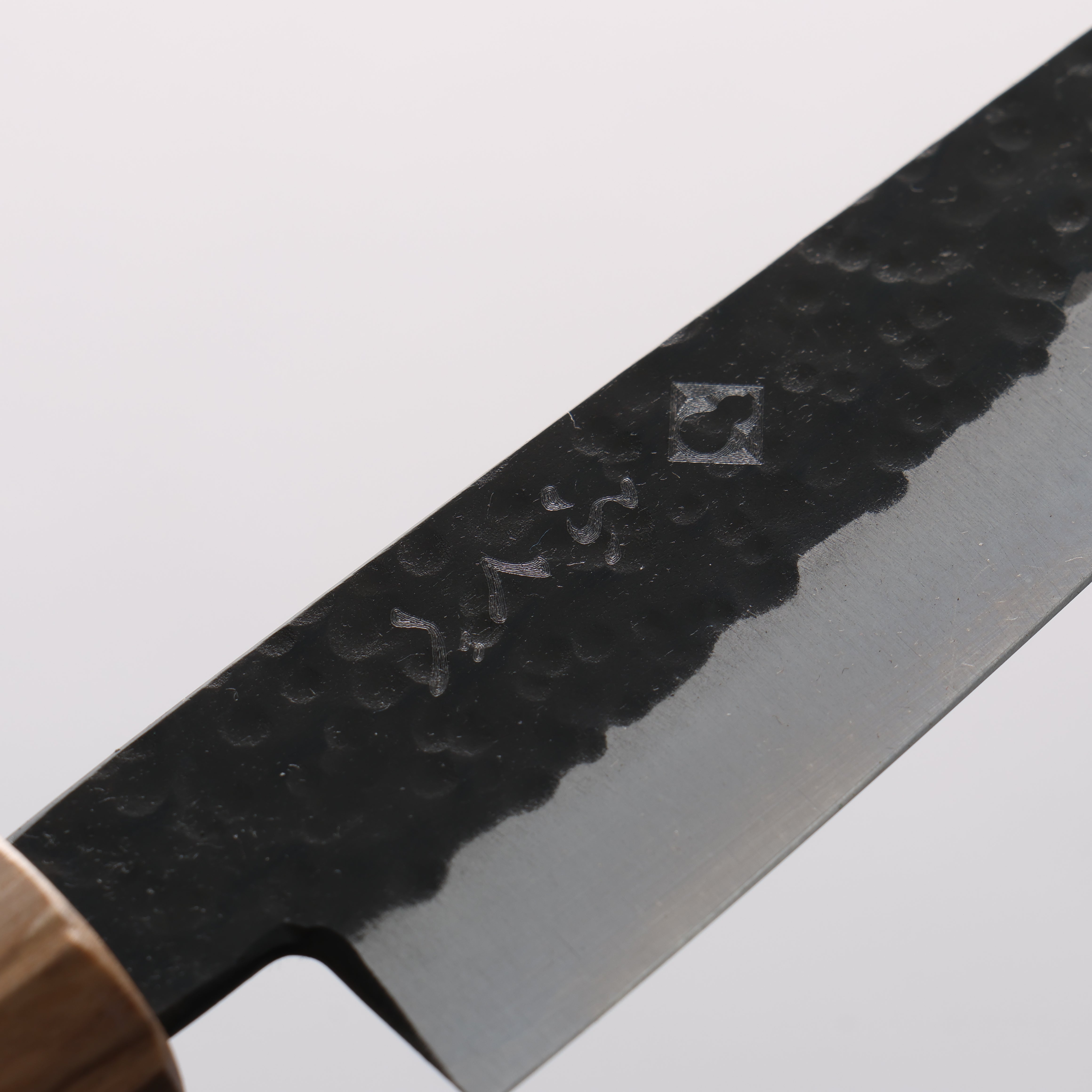 Fukube VG10 鎚目 黑打 多用途小刀 135mm 紫心木 握把 - 清助刃物