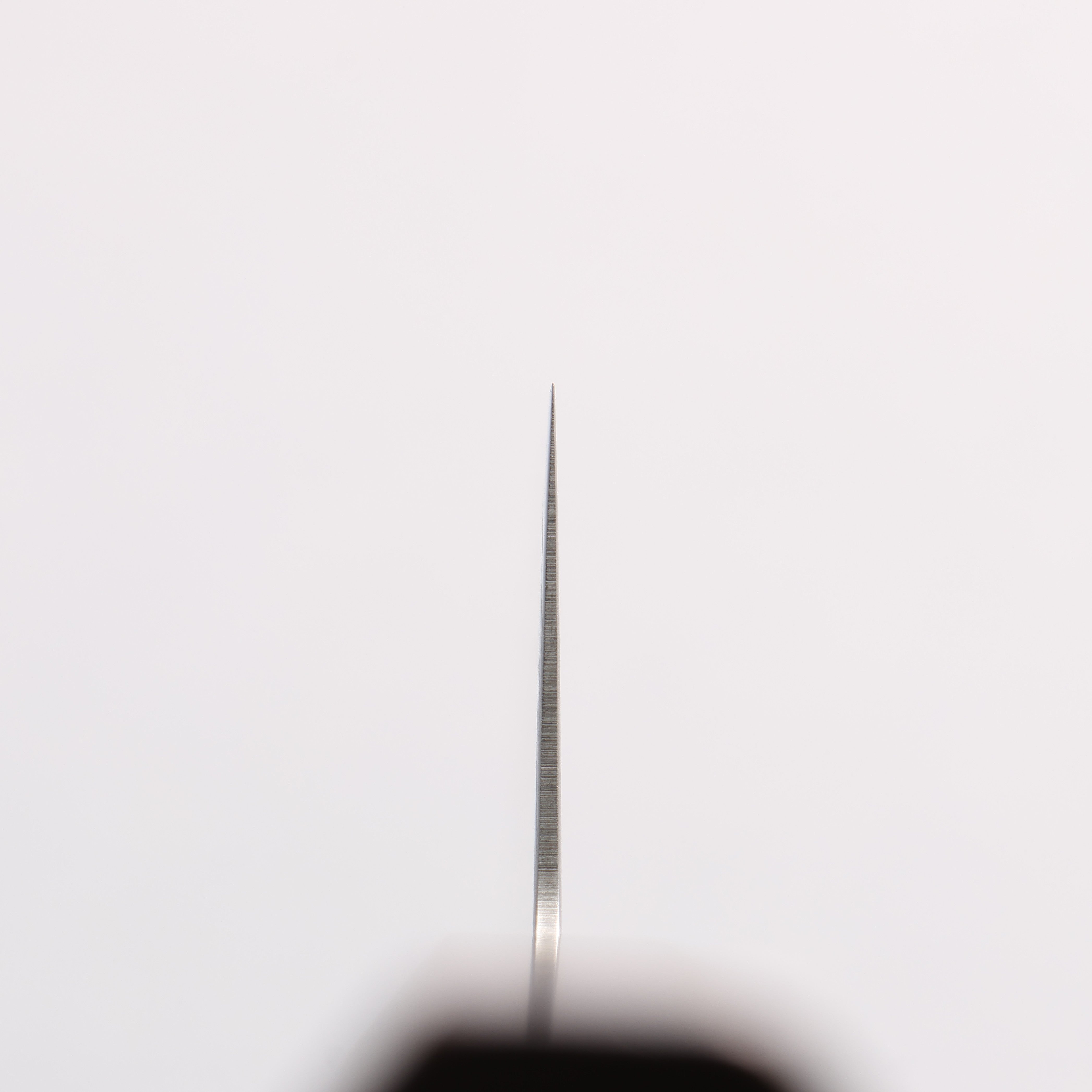 清助 AUS10 鏡面菱格紋 切付三德刀 180mm 紫檀木(口輪:黑合成木) 握把 - 清助刃物
