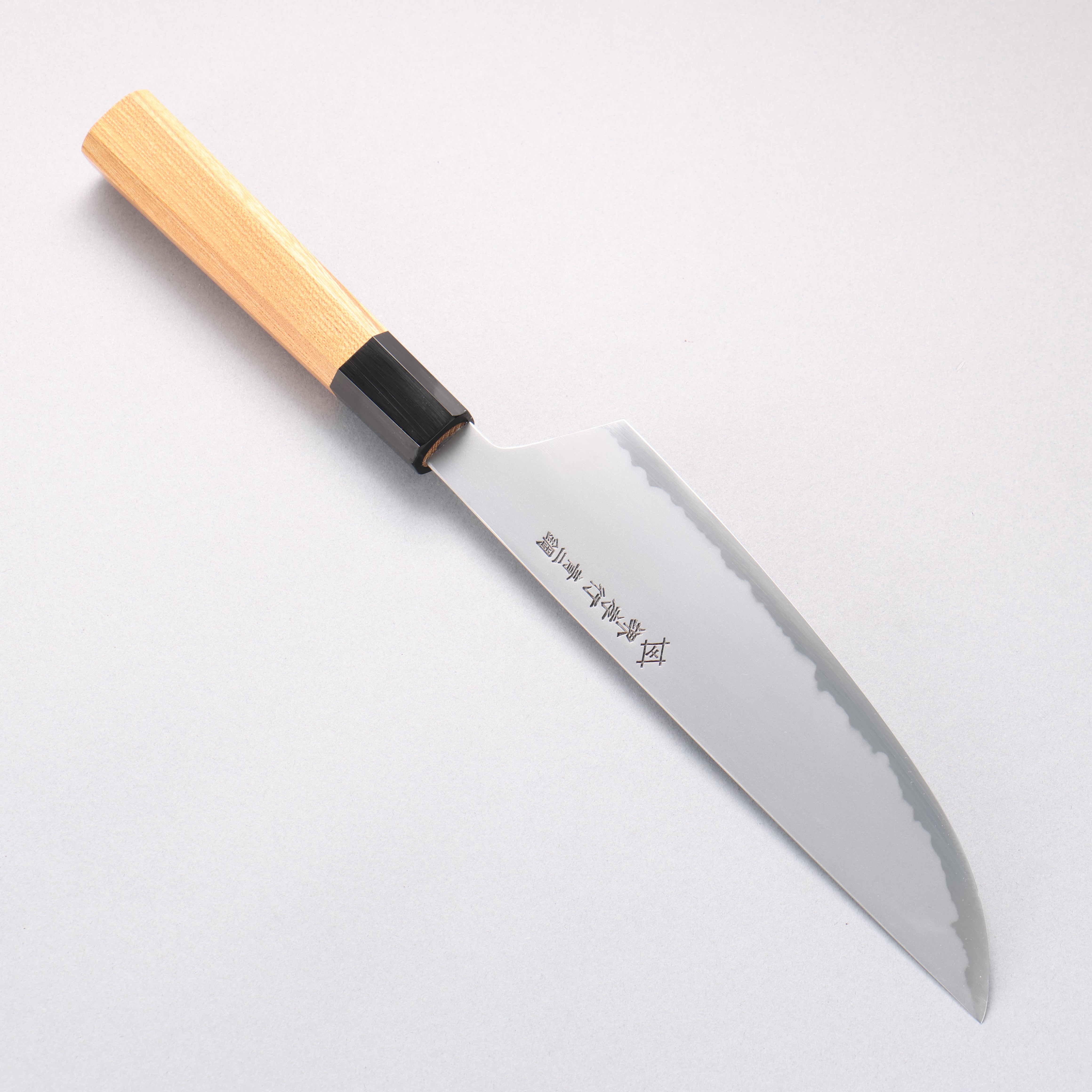 堺 孝行 焰 飛燕 青鋼二號 牛刀 210mm 紫杉木 握把 附刀鞘 - 清助刃物