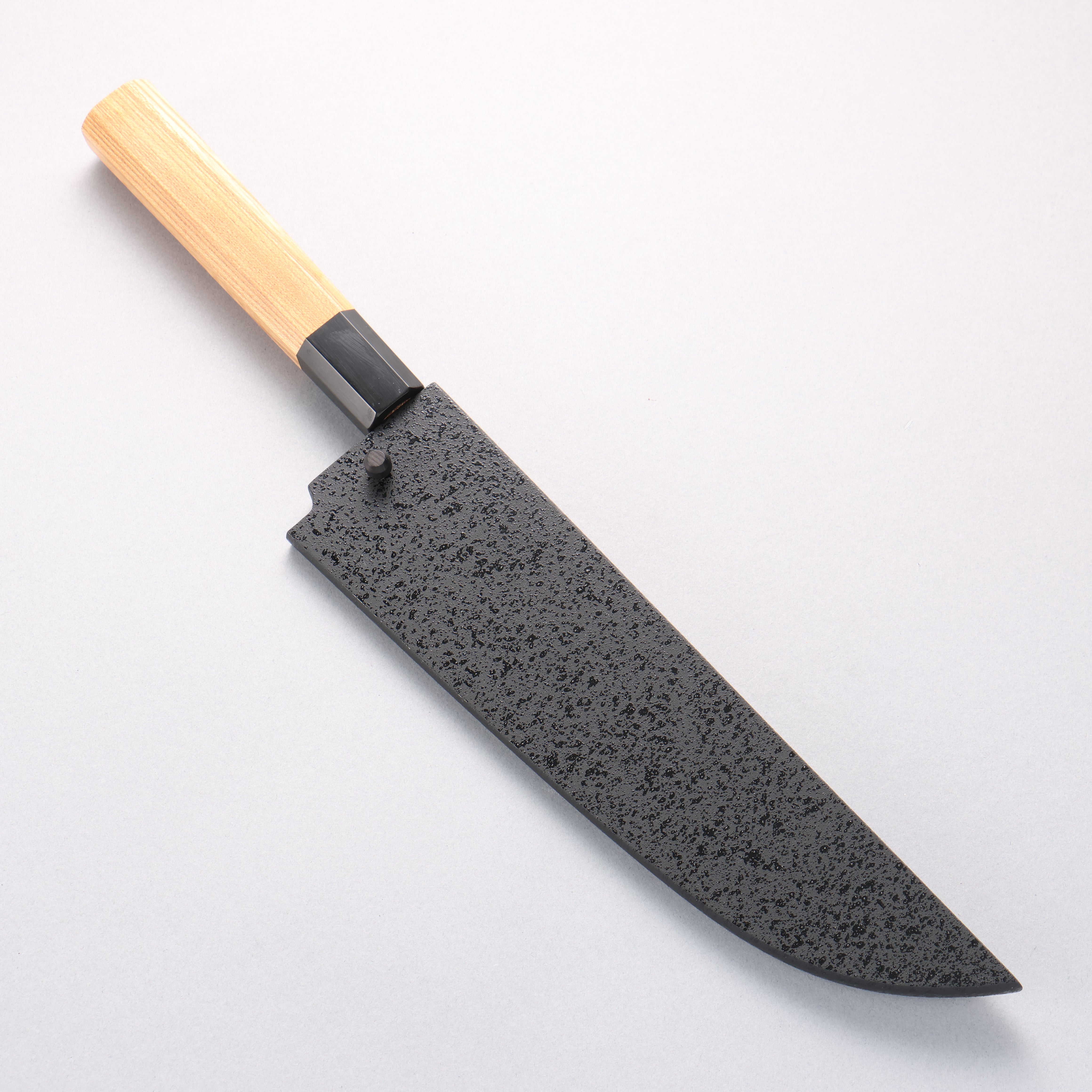 堺 孝行 焰 飛燕 青鋼二號 牛刀 210mm 紫杉木 握把 附刀鞘 - 清助刃物