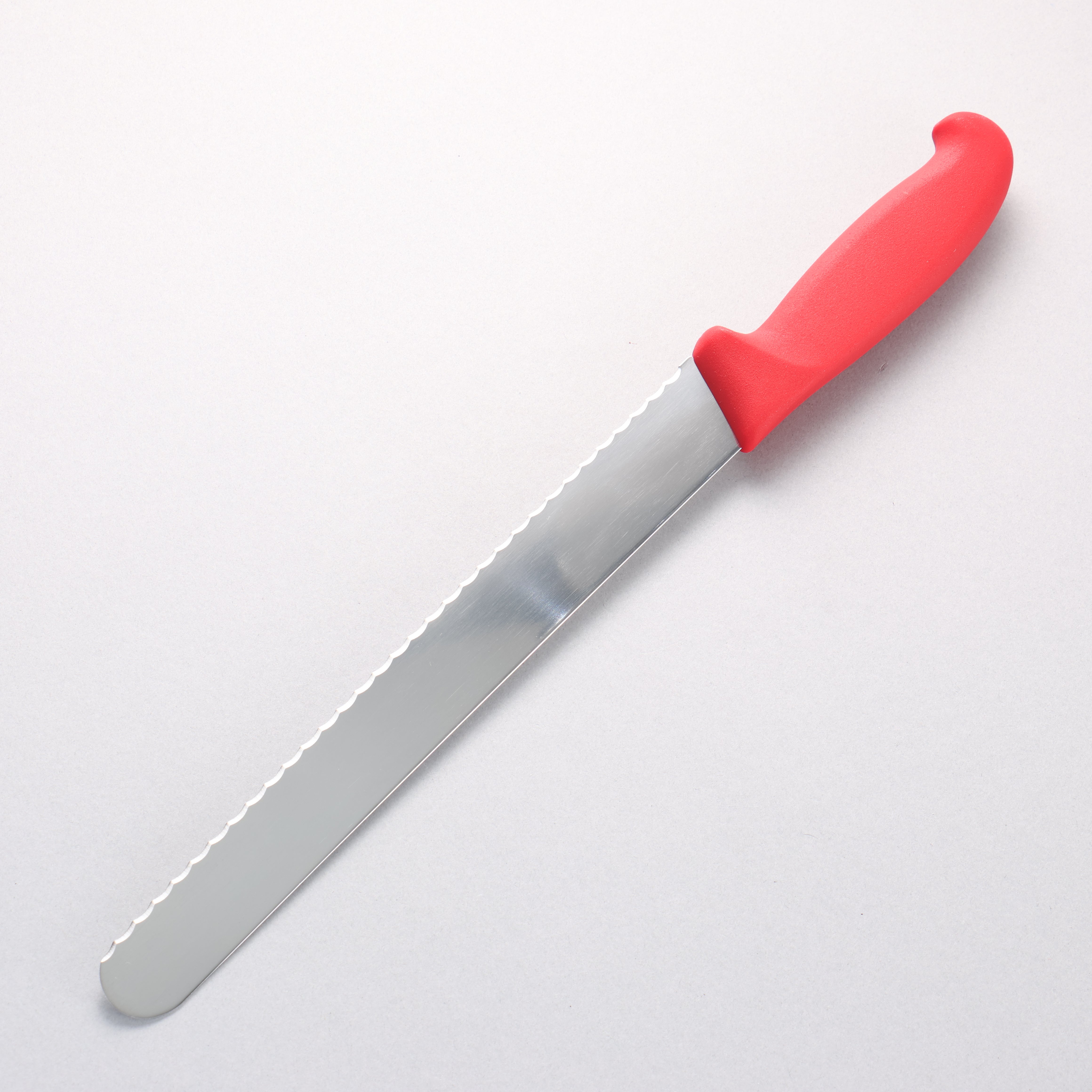 VICTORINOX 不鏽鋼 波浪形麵包糕點刀 250mm 塑膠 握把 - 清助刃物