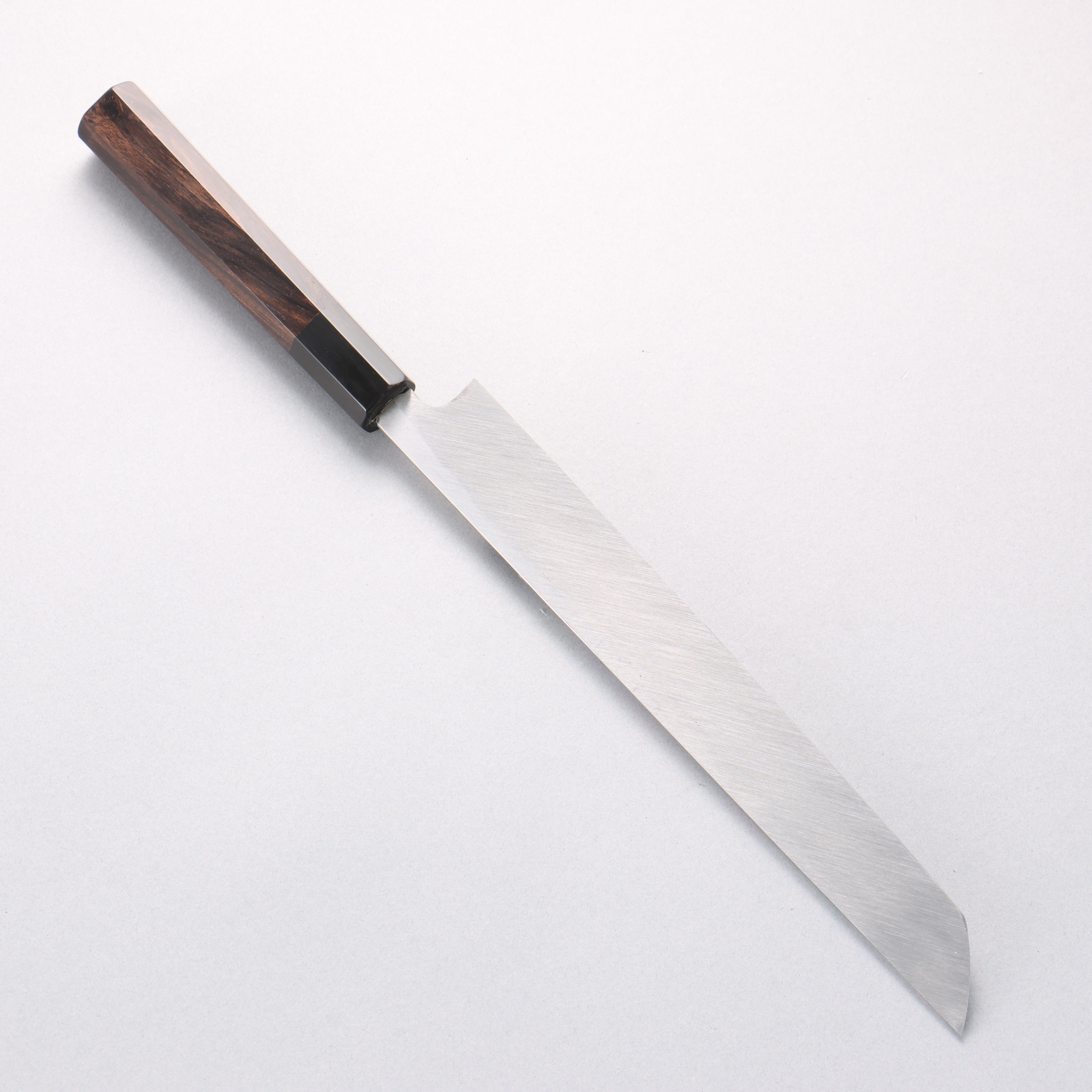 鐵泉 田中作 Tamahagane 先丸柳刃 240mm 黑檀 握把 附刀鞘 - 清助刃物