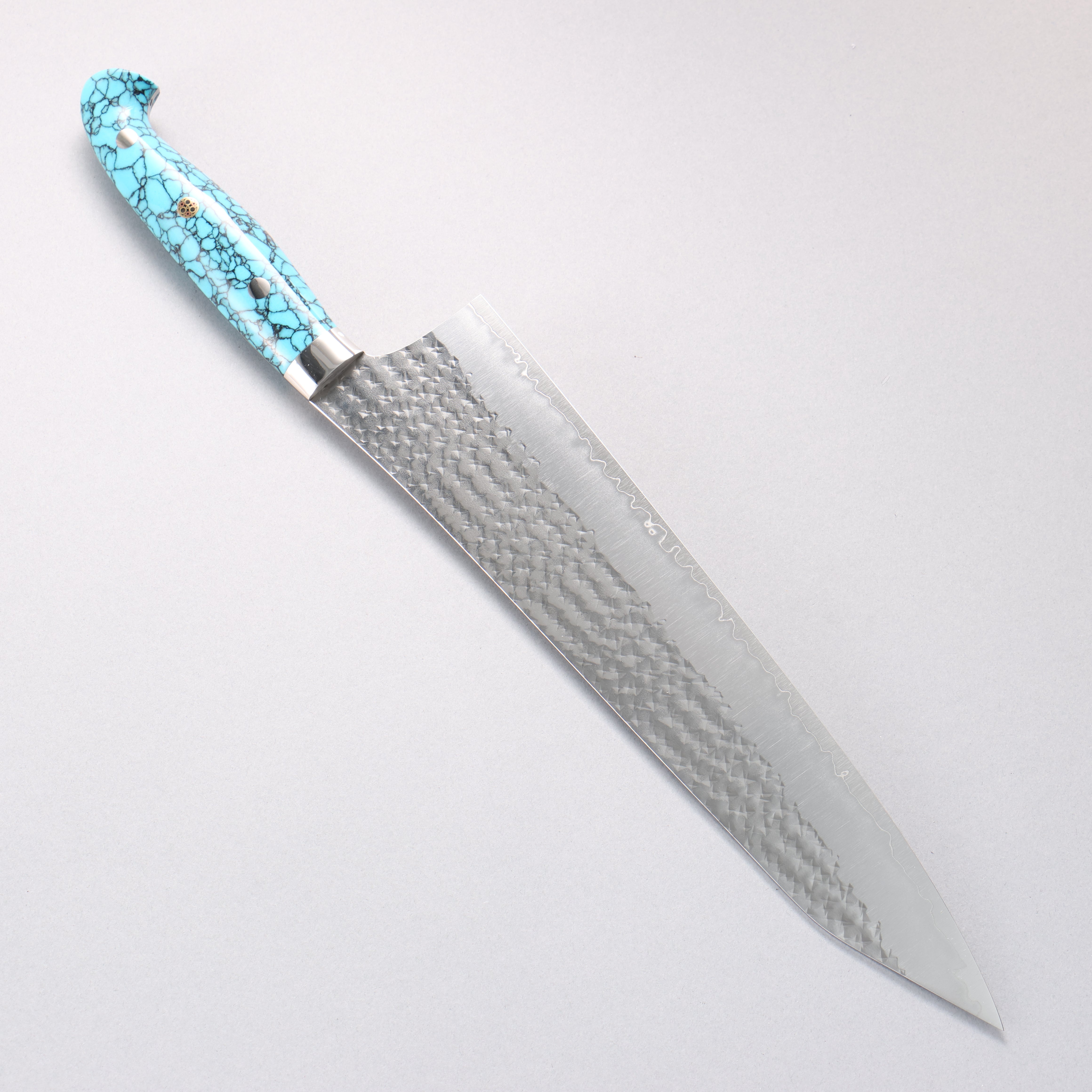 黑崎 優 閃光銳 SG2 鎚目 牛刀 270mm 土耳其石 握把 - 清助刃物