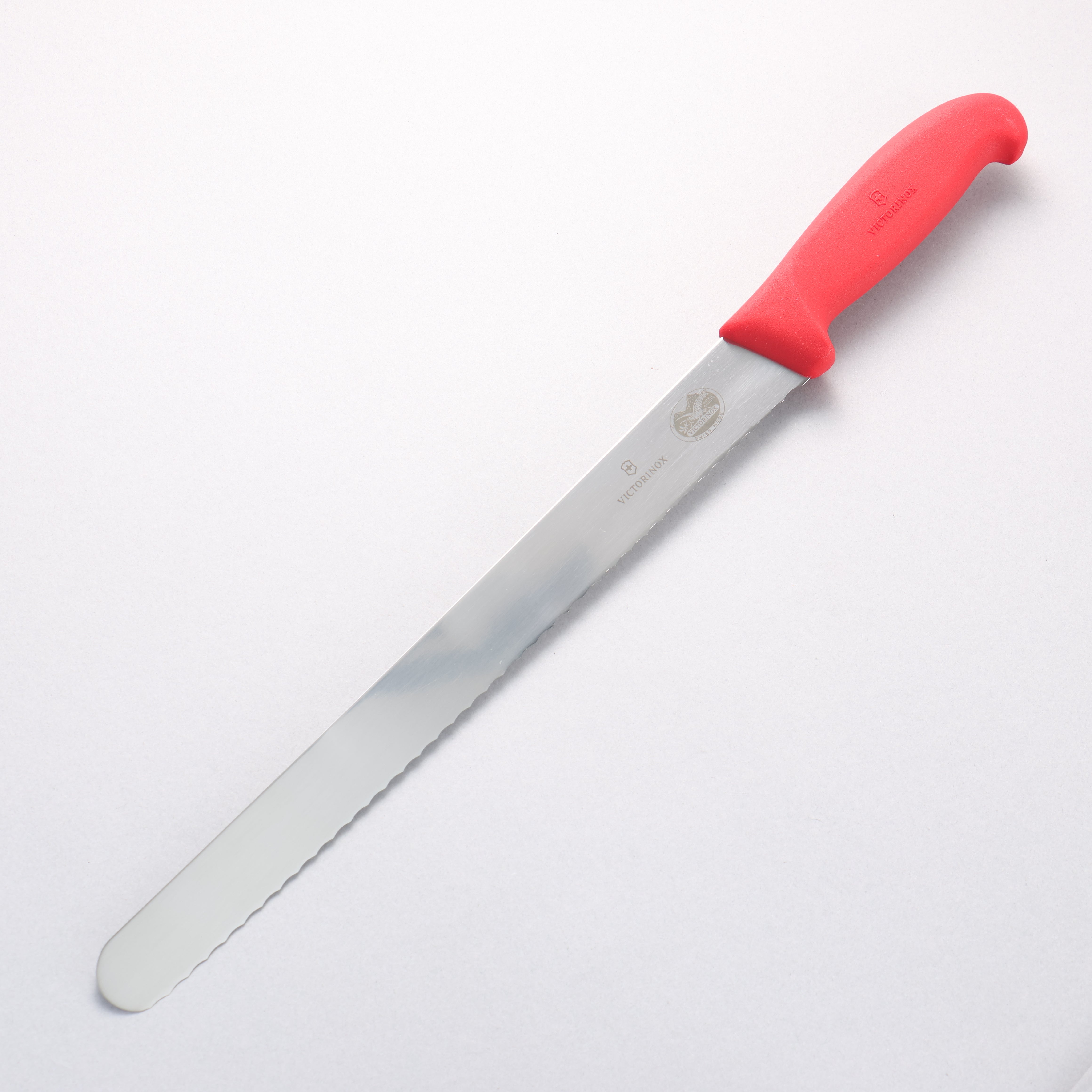 VICTORINOX 不鏽鋼 波浪形麵包糕點刀 300mm 塑膠 握把 - 清助刃物