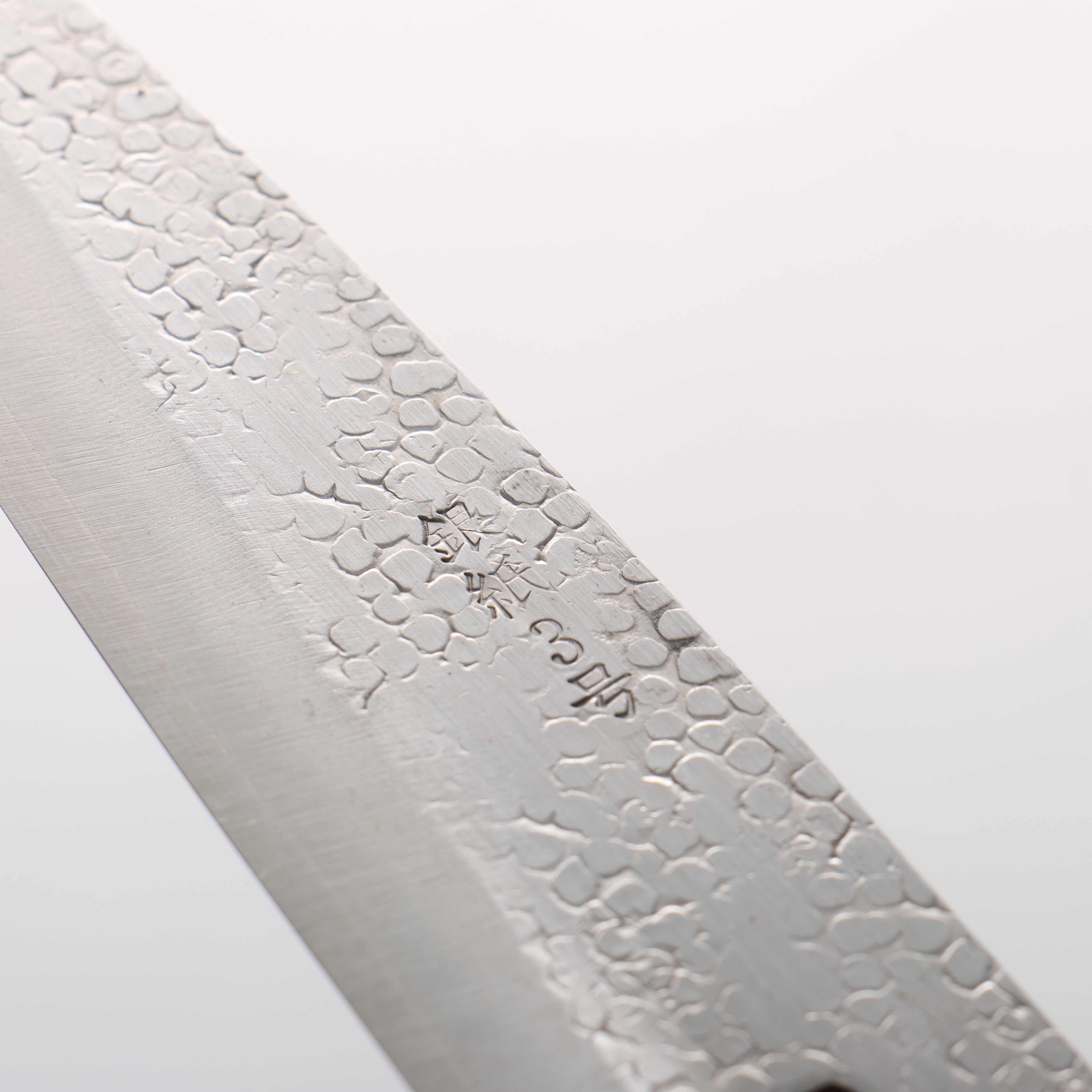 清助 銀三鋼 鎚目 (丸) 多用途小刀 135mm 紫檀木(口輪:黑合成木) 握把 - 清助刃物