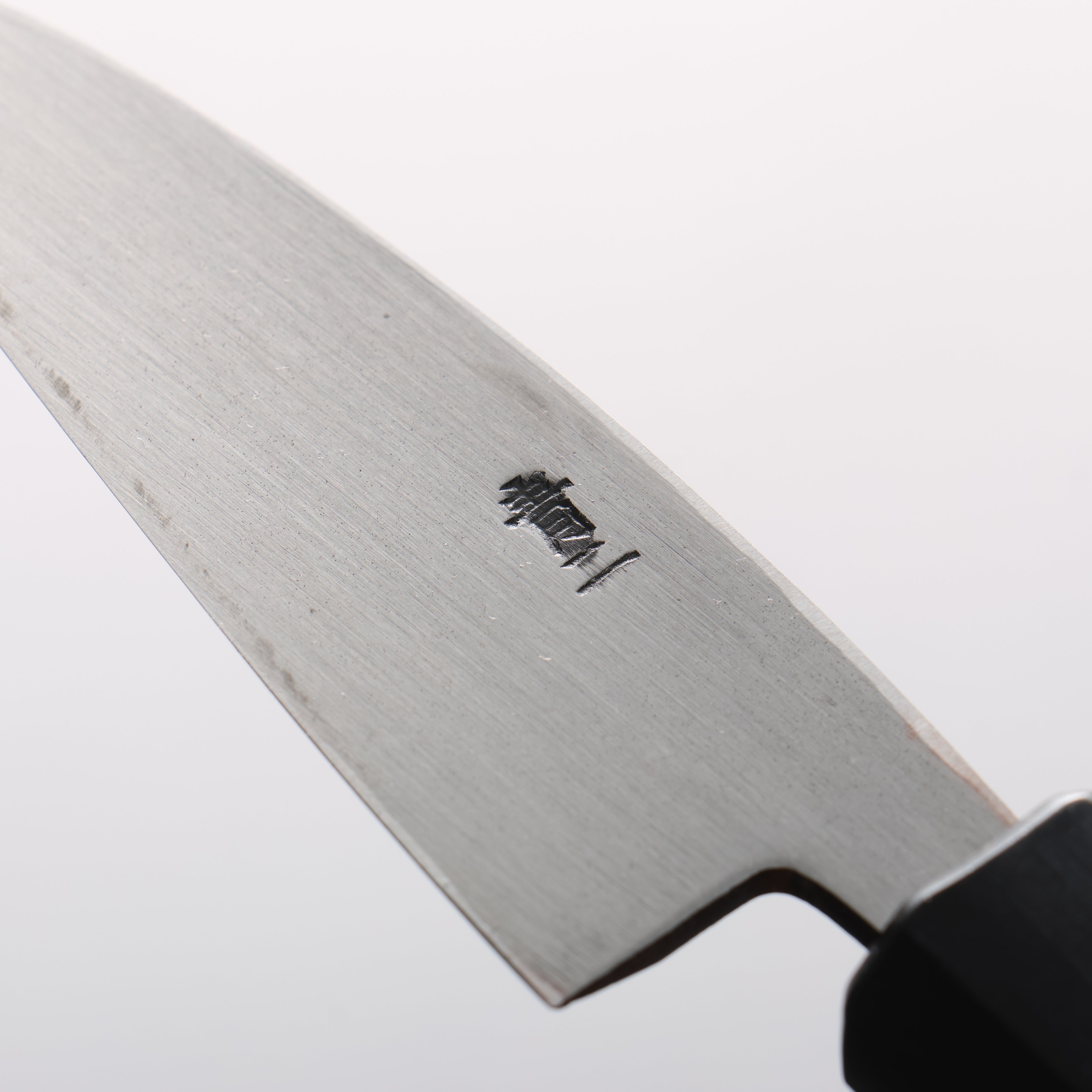 清助 青鋼二號 黑打 竹筴魚刀 90mm 核桃木 握把 - 清助刃物
