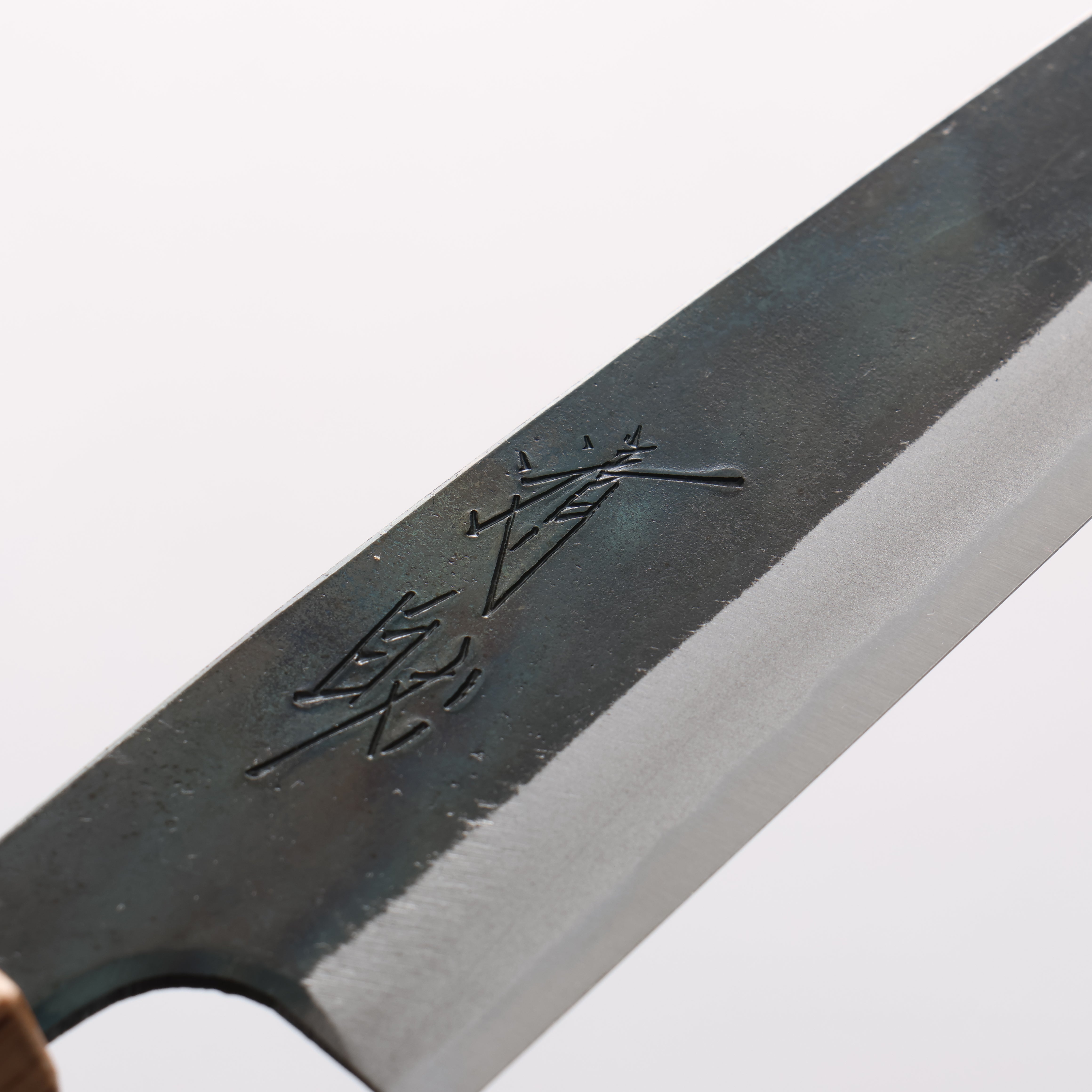 清助 青鋼一號 黑打 多用途小刀 135mm 紫檀木(口輪:樫) 握把 - 清助刃物