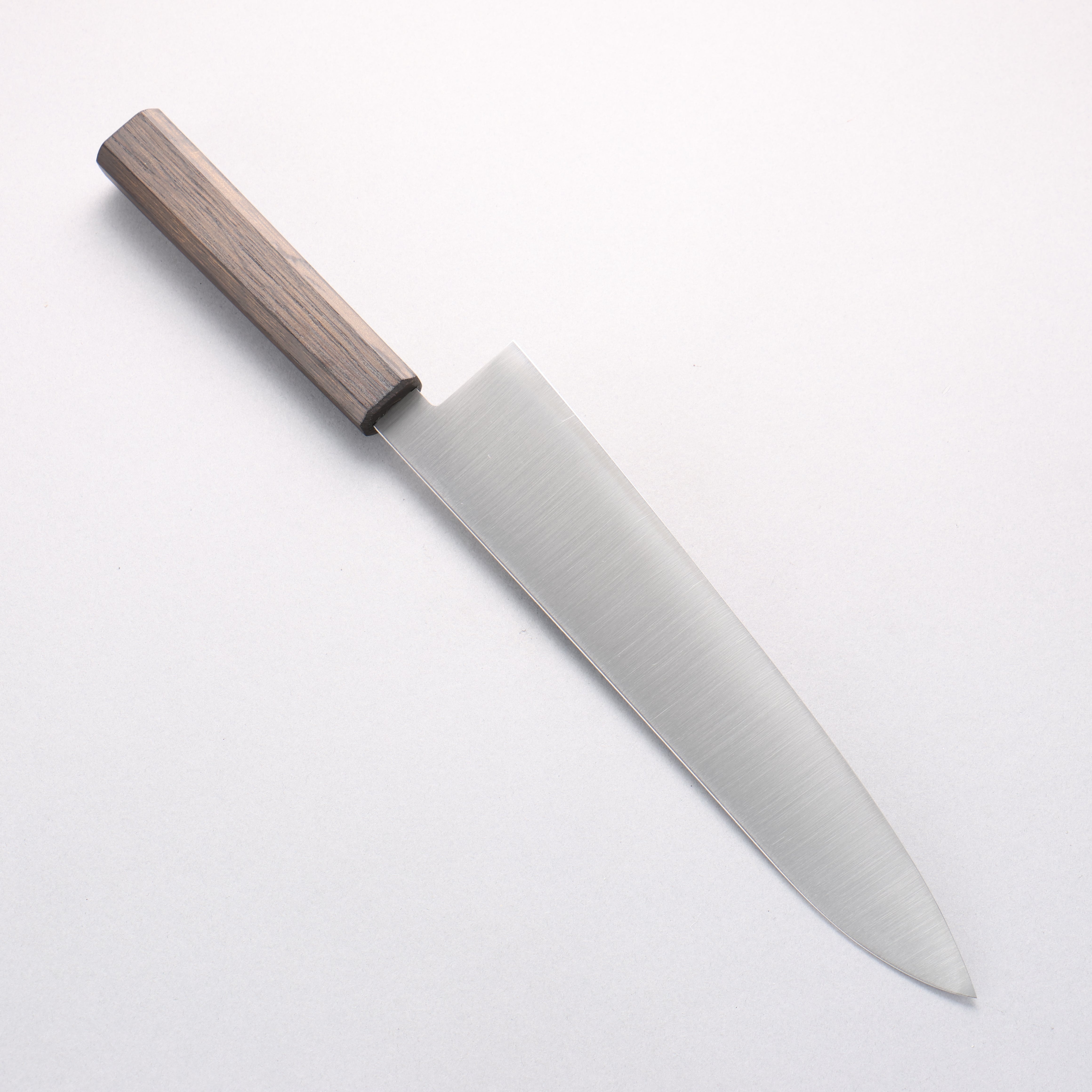 清助 SK-4鋼 牛刀 240mm 燒櫟木漆塗 握把 - 清助刃物