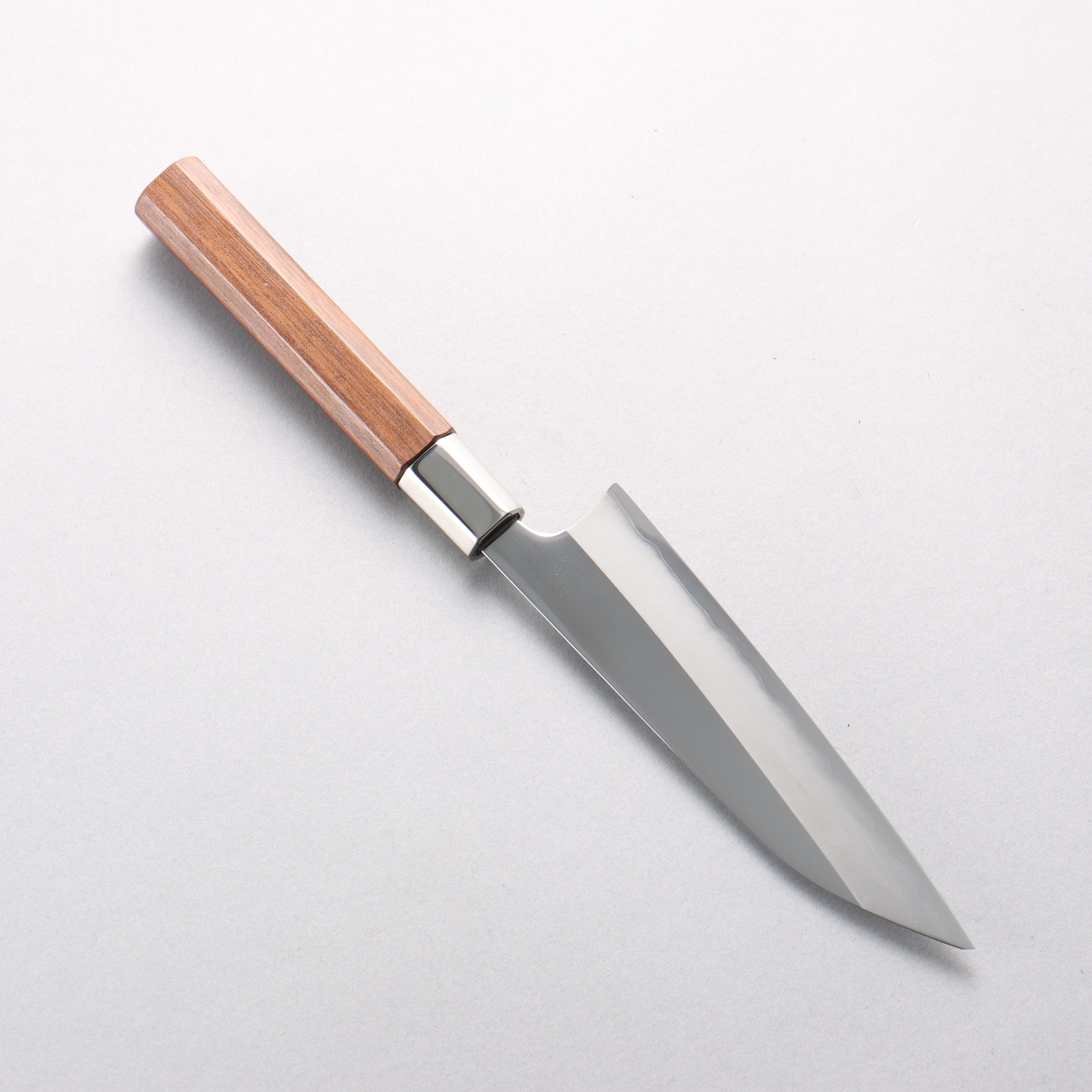 黑鳥 銀三鋼 打磨處理 洋式 150mm 核桃木 握把 - 清助刃物