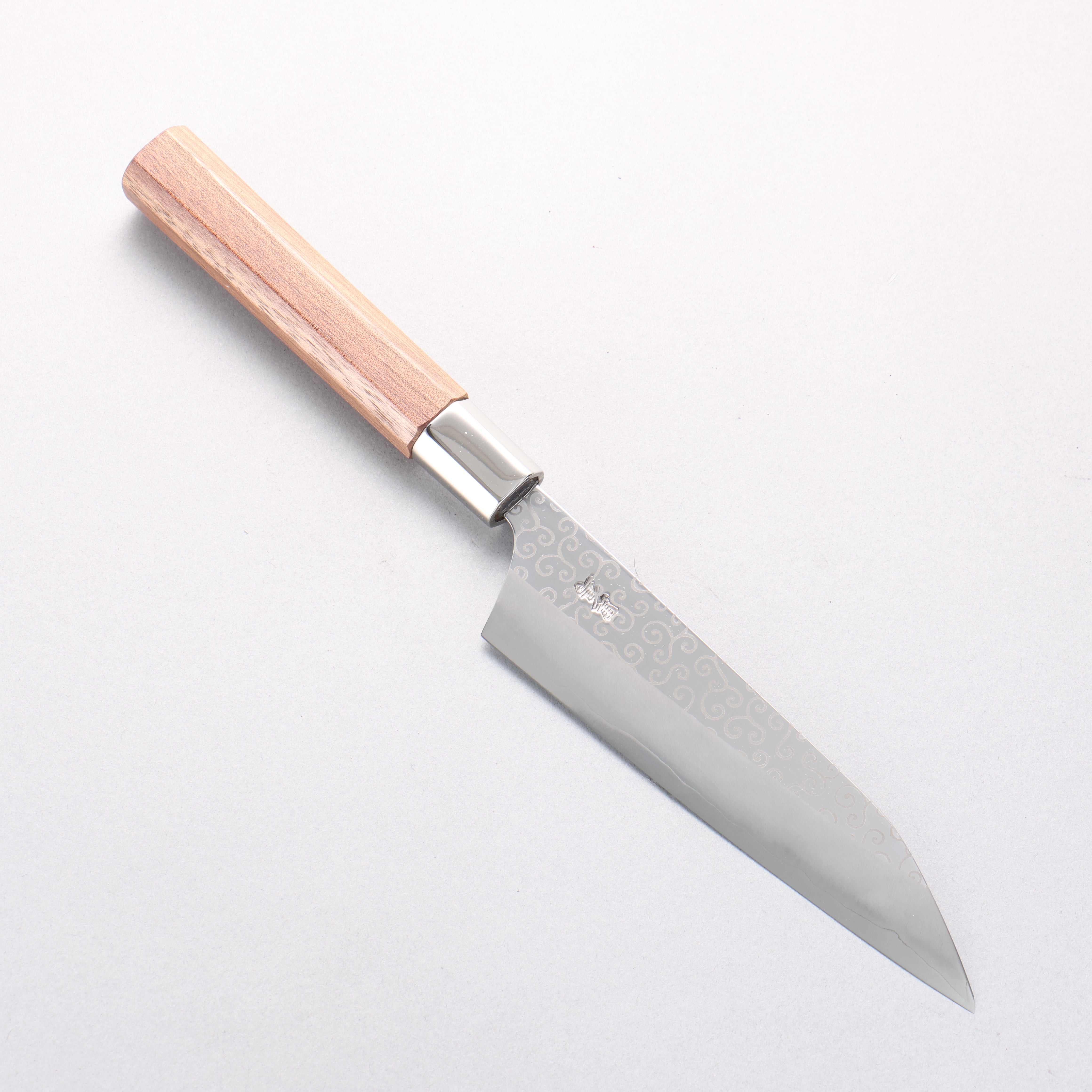 黑鳥 銀三鋼 打磨處理 多用途小刀 150mm 核桃木 握把 Karakusa - 清助刃物