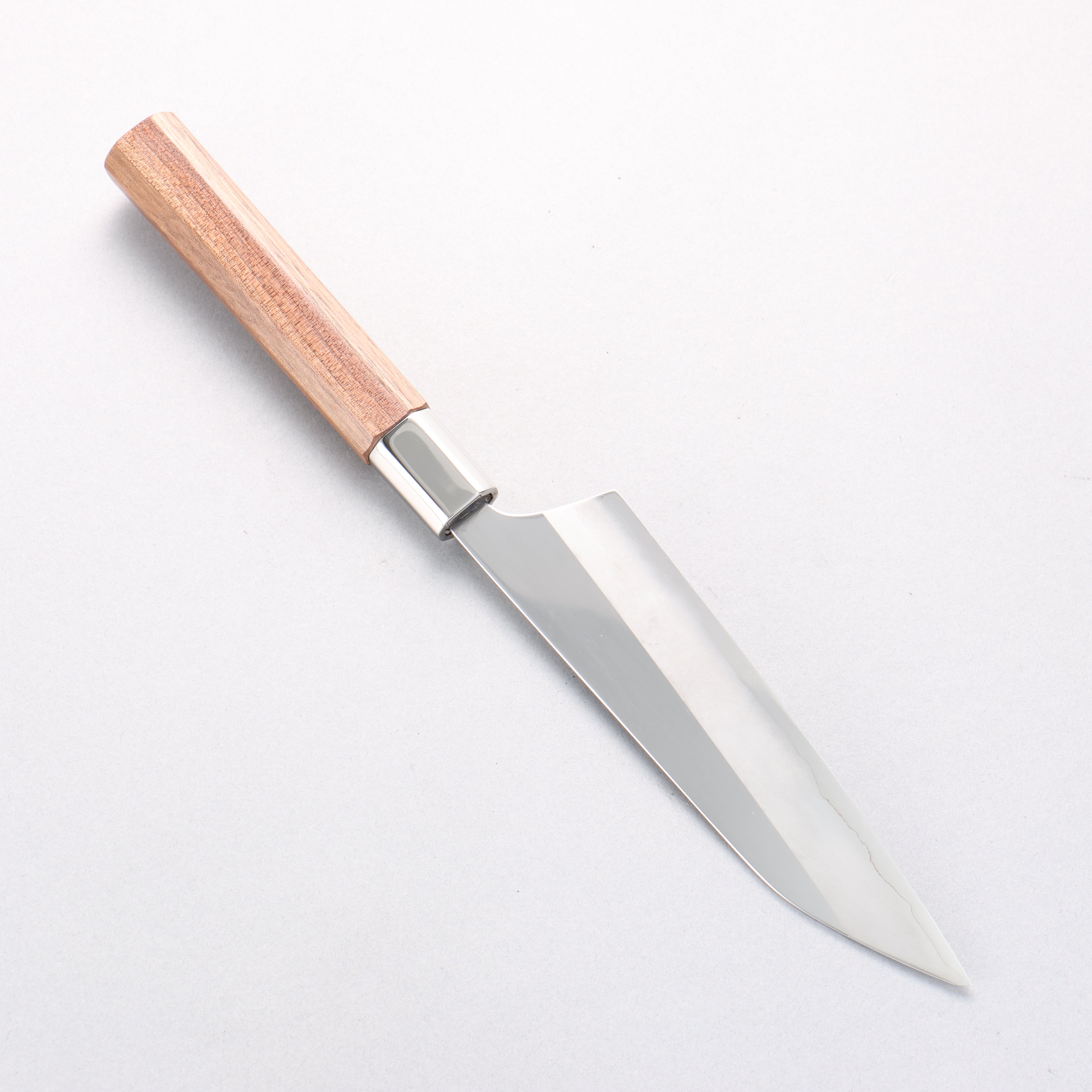 黑鳥 銀三鋼 打磨處理 多用途小刀 150mm 核桃木 握把 Karakusa - 清助刃物