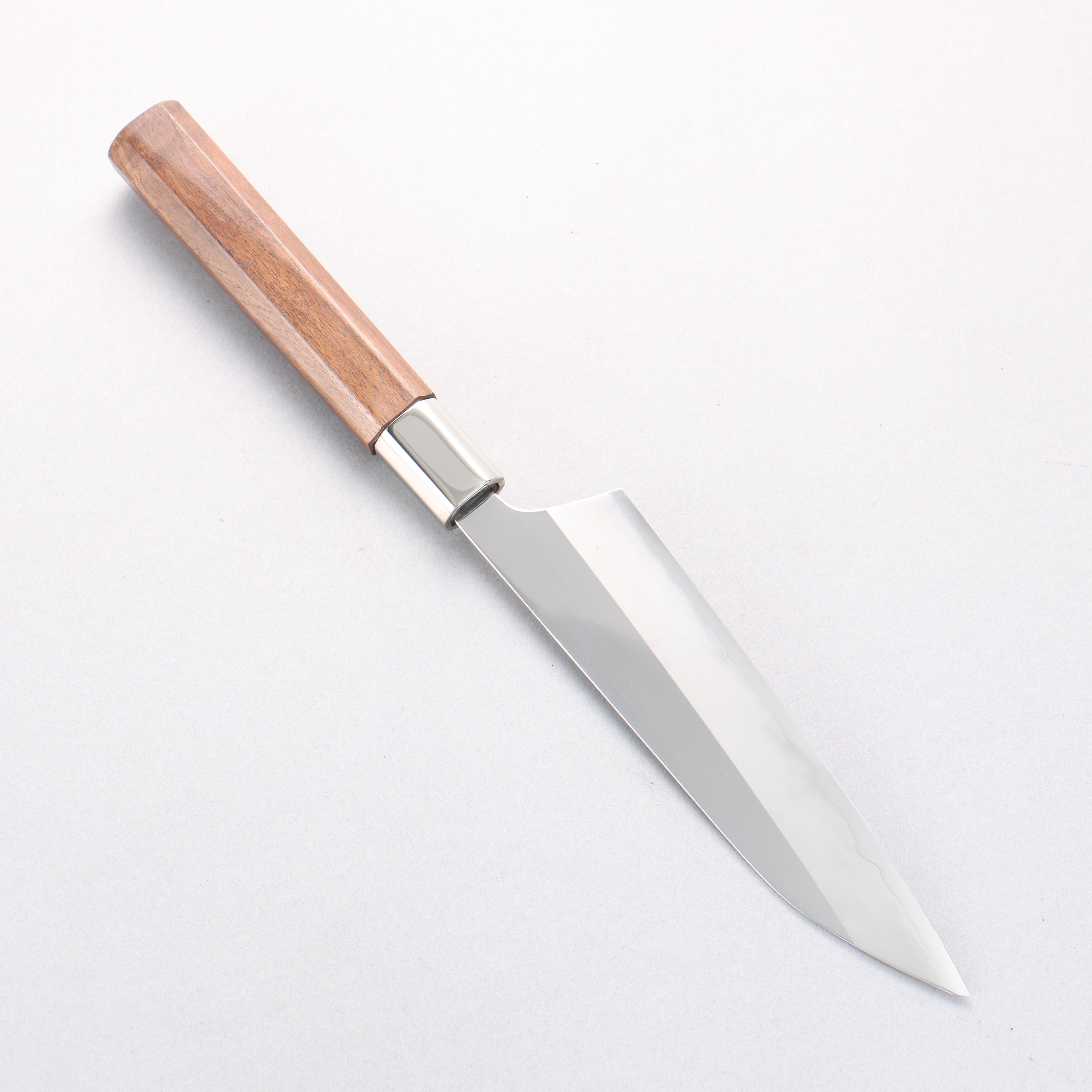 黑鳥 銀三鋼 打磨處理 多用途小刀 150mm 核桃木 握把 Fuuka - 清助刃物