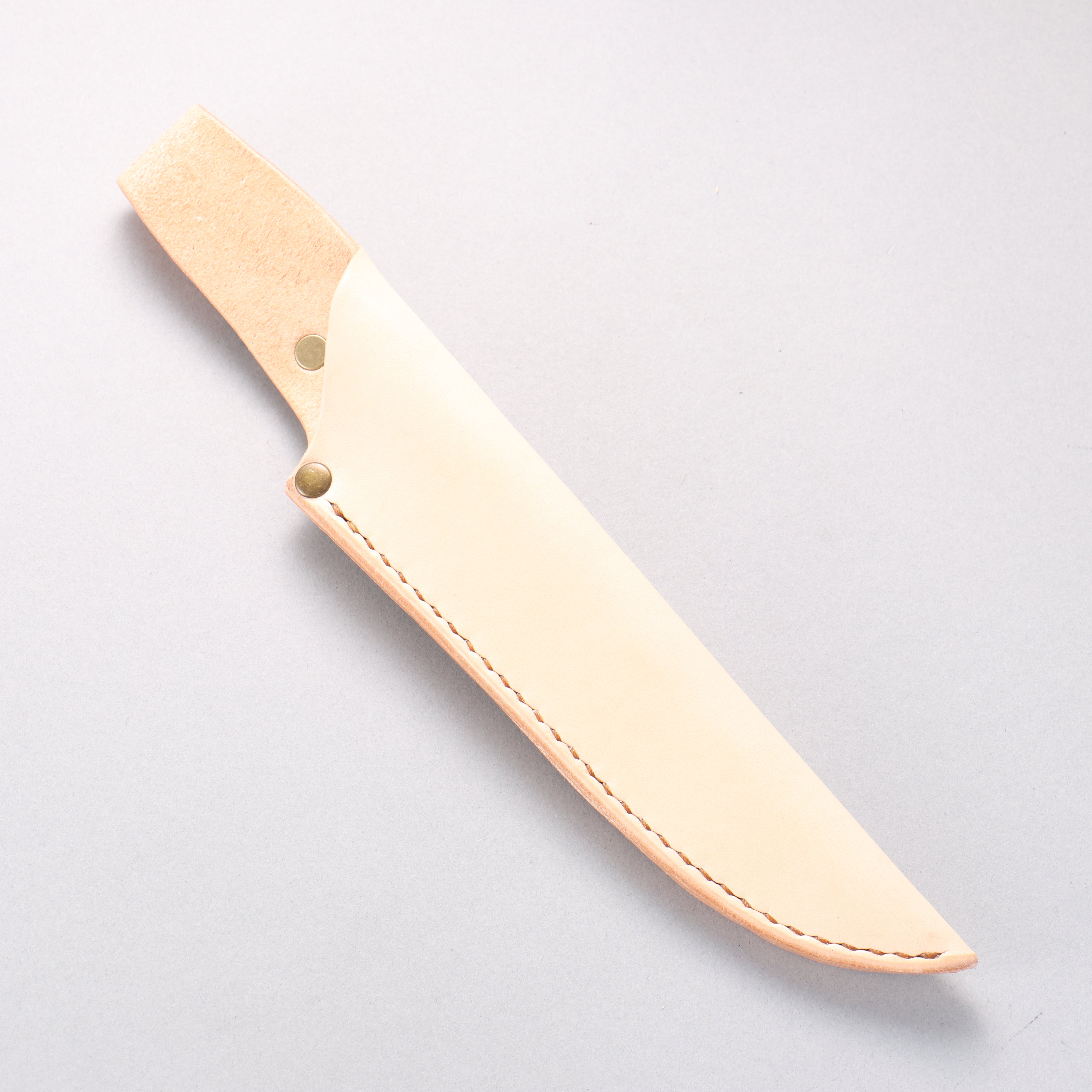 黑鳥 銀三鋼 打磨處理 多用途小刀 135mm 花梨木 握把 附刀鞘 - 清助刃物