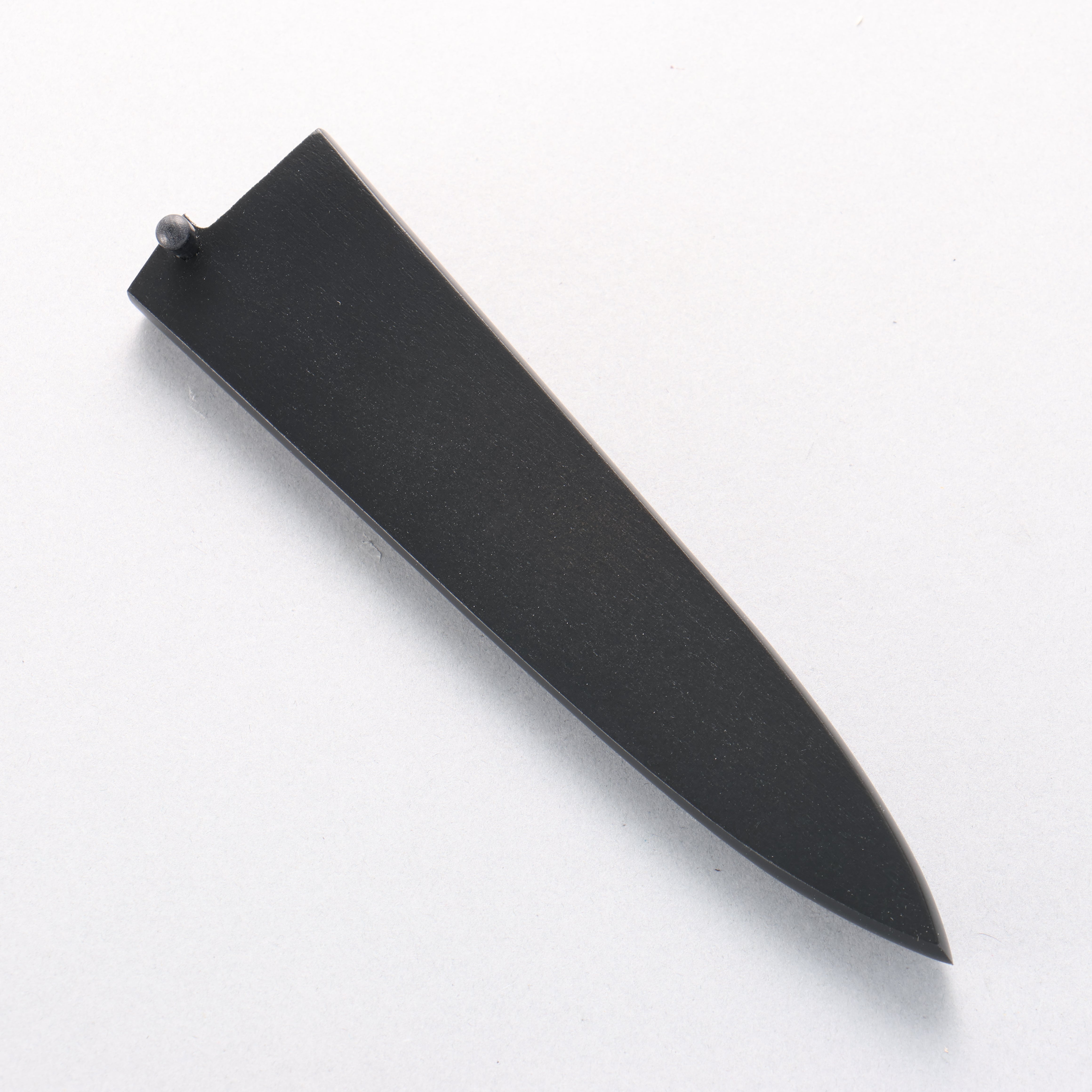 黑 木蘭 鞘 多用途小刀用 附合成木安全栓 150mm Kaneko - 清助刃物